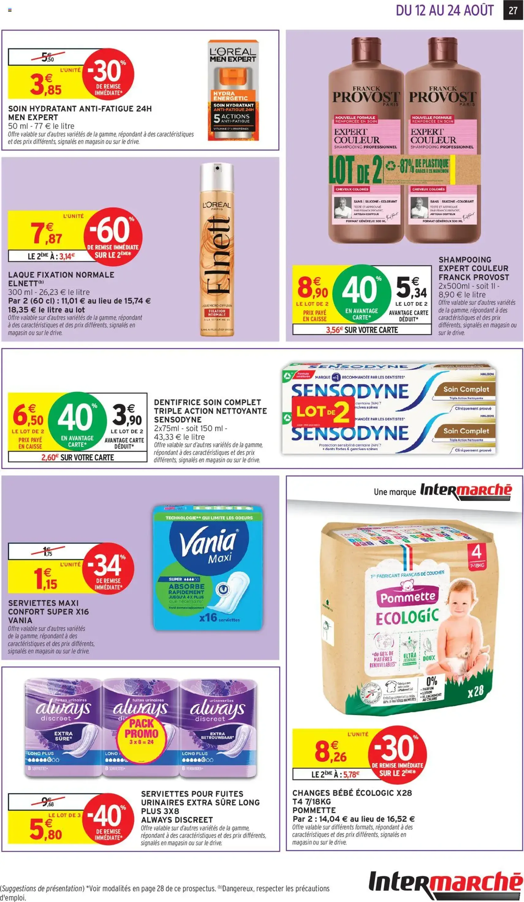 Intermarché catalogue semaine 32 - brochure valable à partir du 12/08/2025, page 27 sur 40