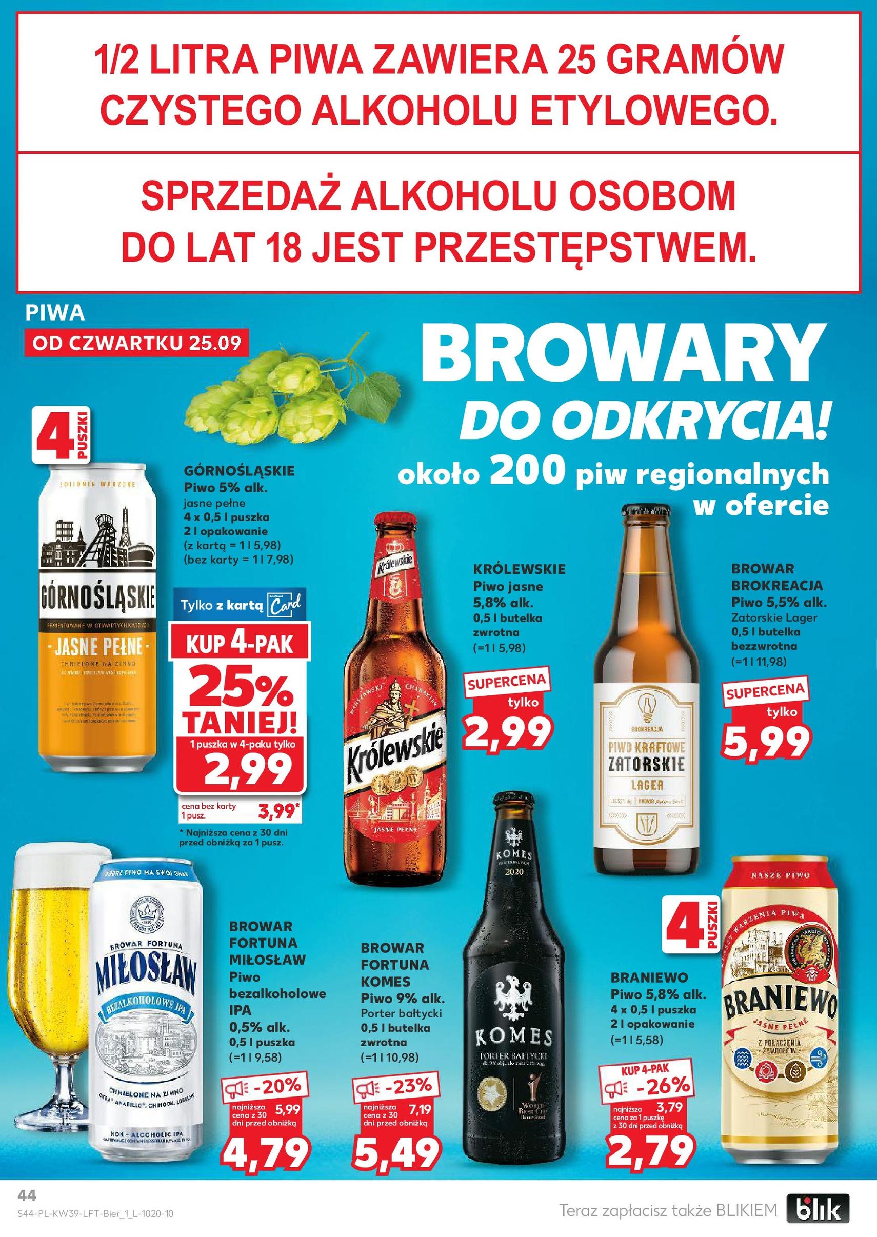 Kaufland gazetka - ważny gazetka od 25.09.2025 strona 44 z 55 Kaufland gazetka - ważny gazetka od 25.09.2025 strona 44 z 55