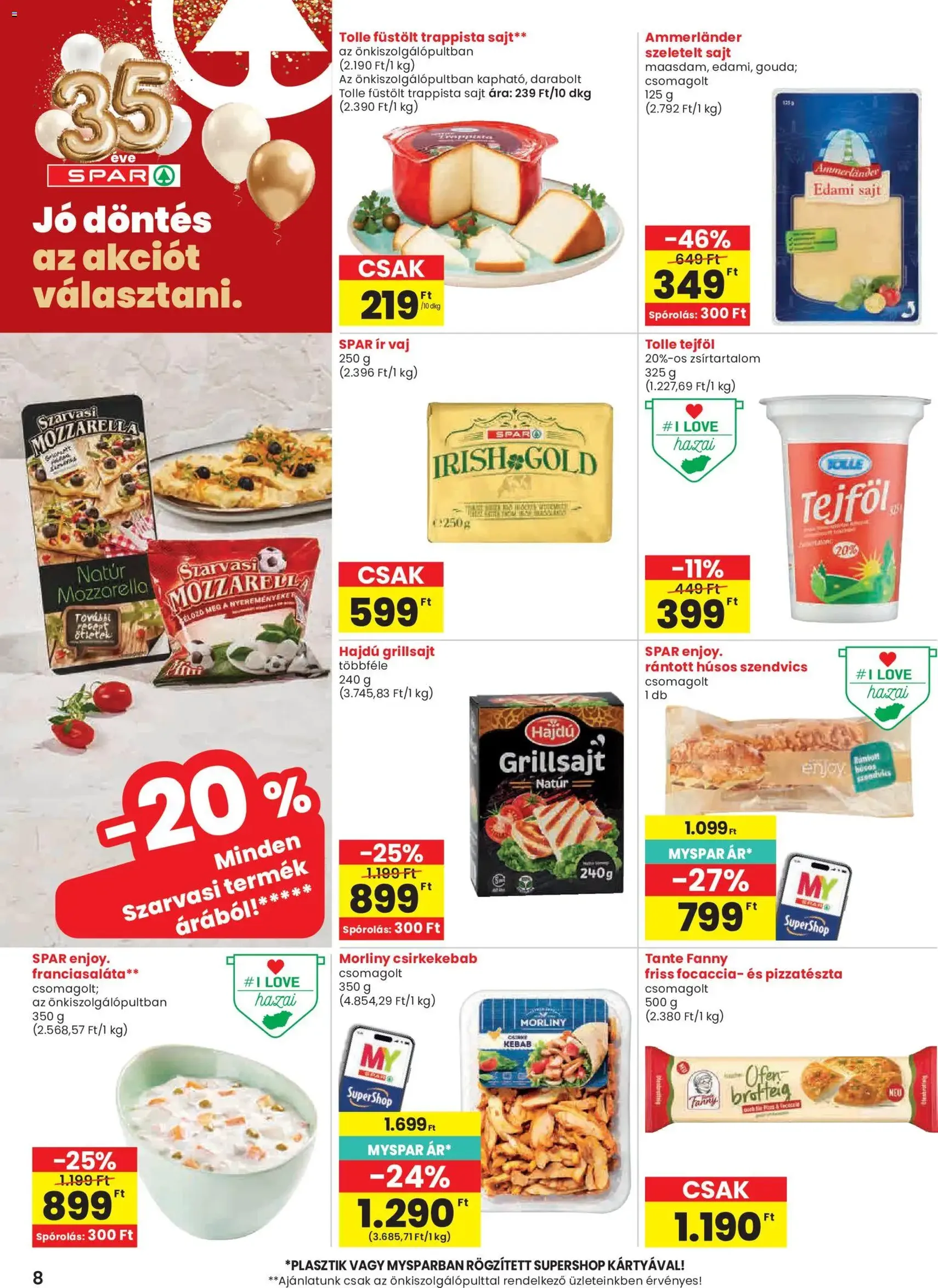 Spar akciós újság - 2026.07.02. érvényes szórólap 8 oldal 20 oldalból