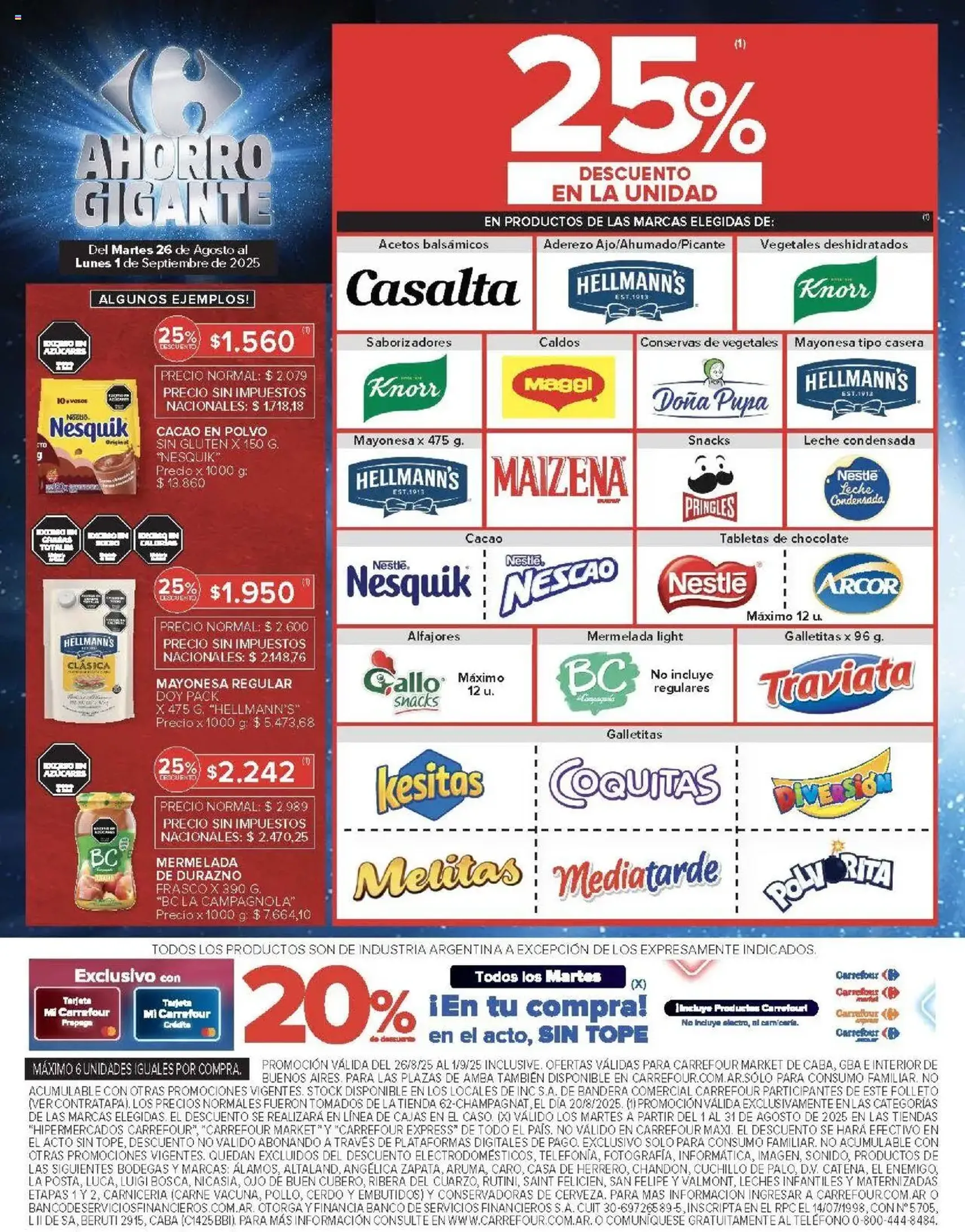 Carrefour Market catálogo - folleto válido desde 26/08/2025 página 6 de 23 Carrefour Market catálogo - folleto válido desde 26/08/2025 página 6 de 23