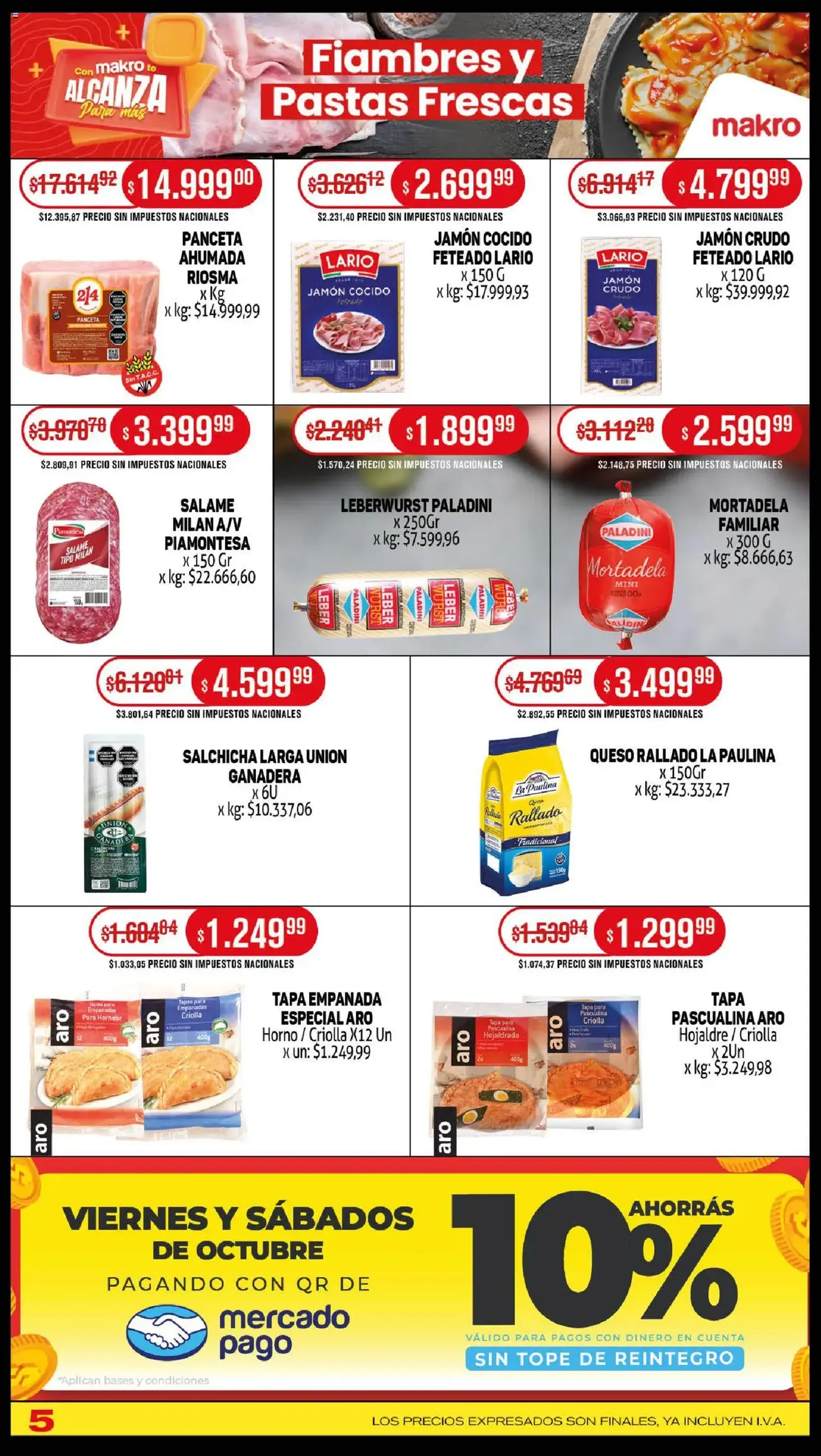 Makro ofertas - folleto válido desde 09/10/2025 página 5 de 16 Makro ofertas - folleto válido desde 09/10/2025 página 5 de 16