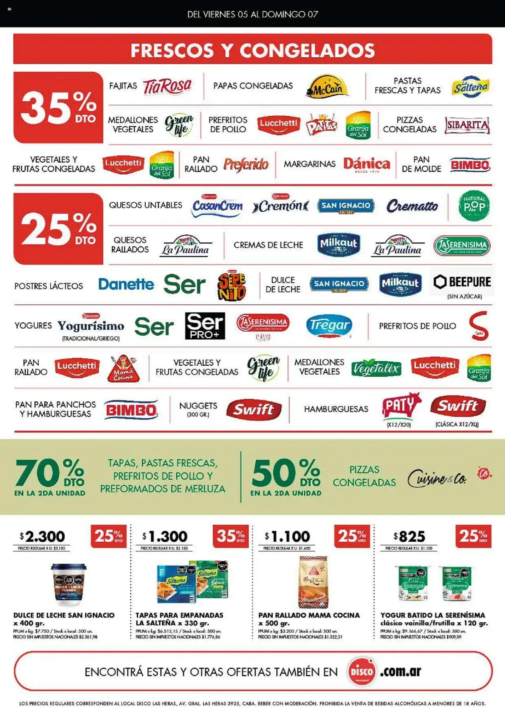 Disco ofertas - folleto válido desde 05/09/2025 página 4 de 11 Disco ofertas - folleto válido desde 05/09/2025 página 4 de 11