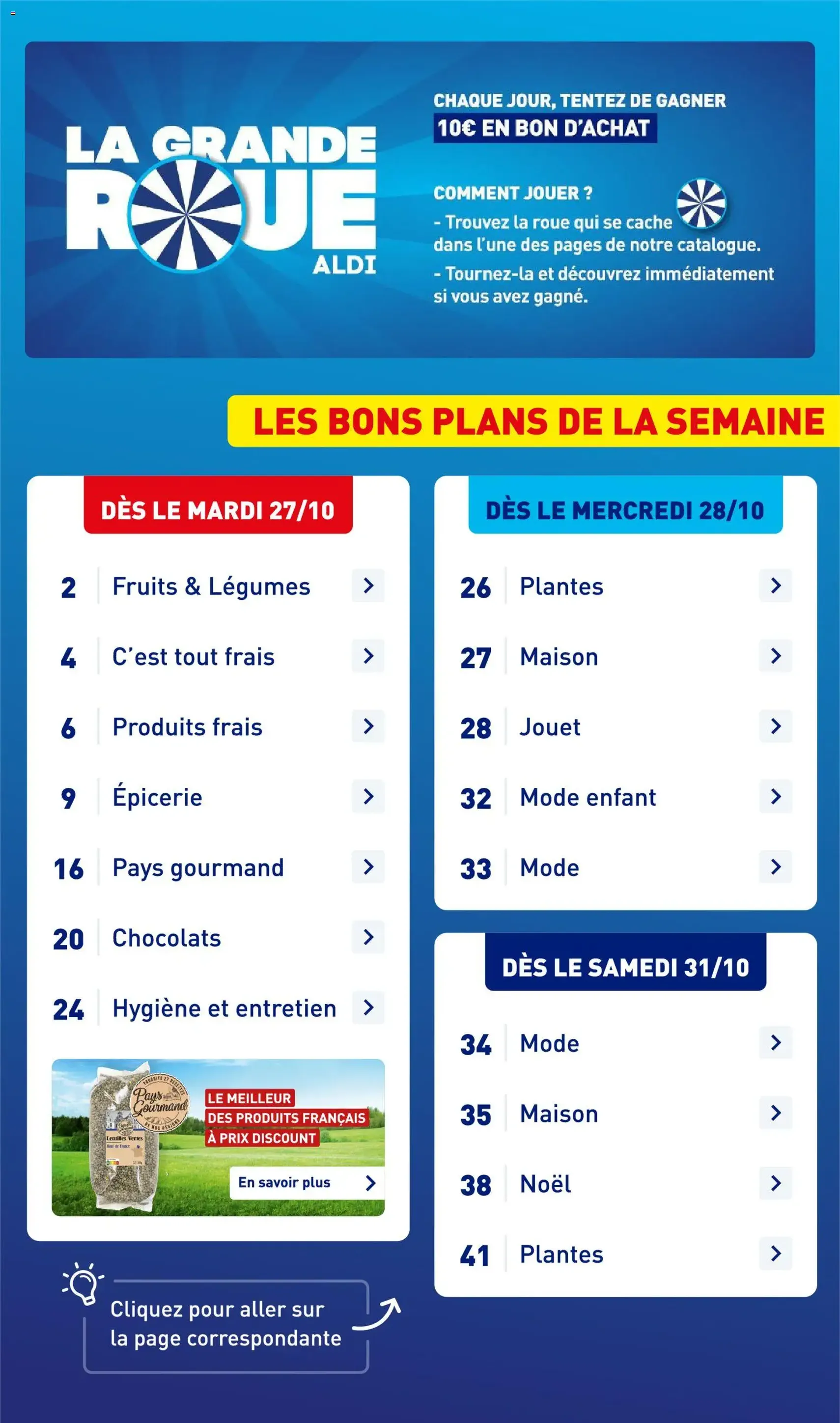 Aldi catalogue - brochure valable à partir du 27/10/2026, page 3 sur 49