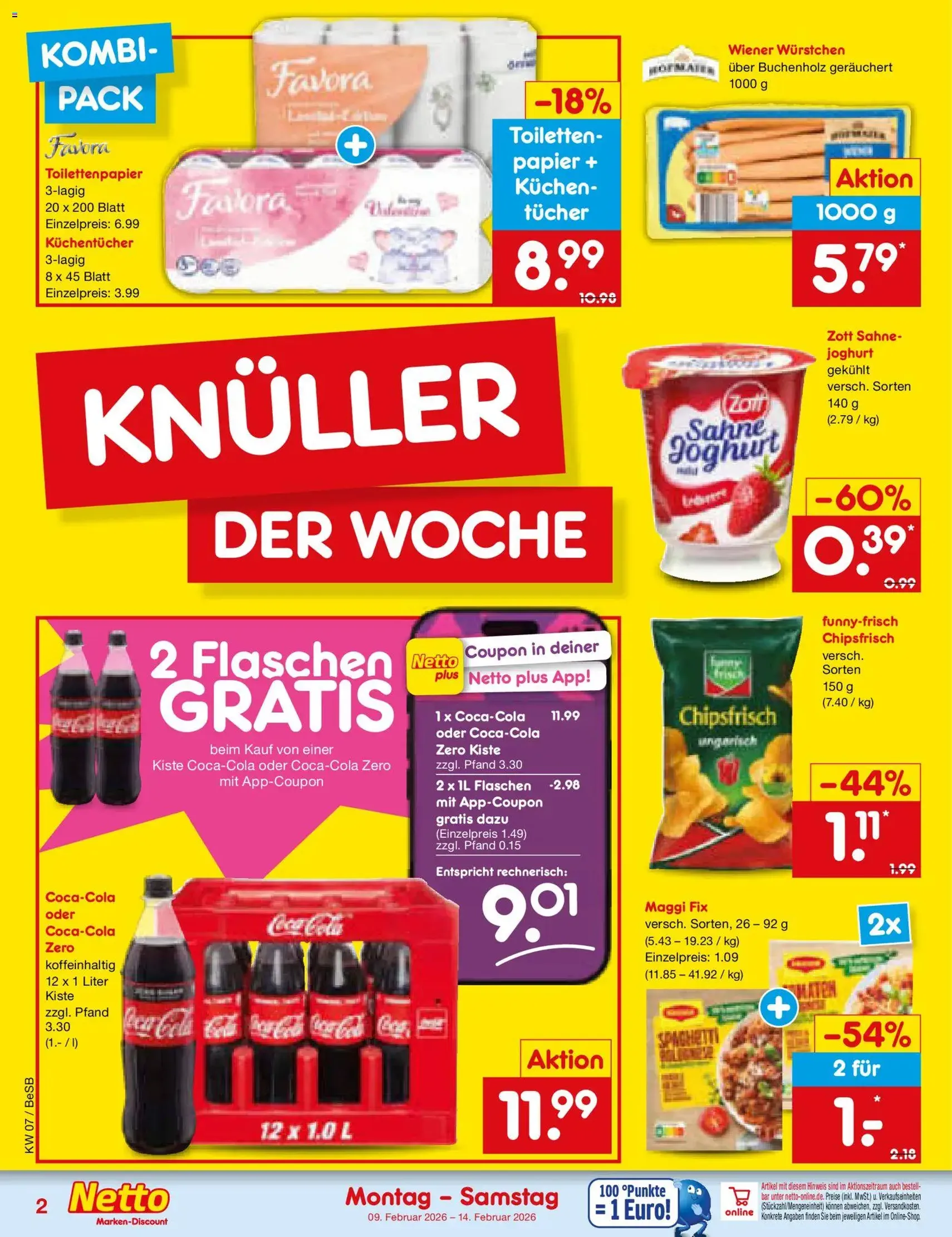 Netto Marken-Discount Prospekt - Gültiger Prospekt ab 09.02.2026, Seite 2 von insgesamt 58