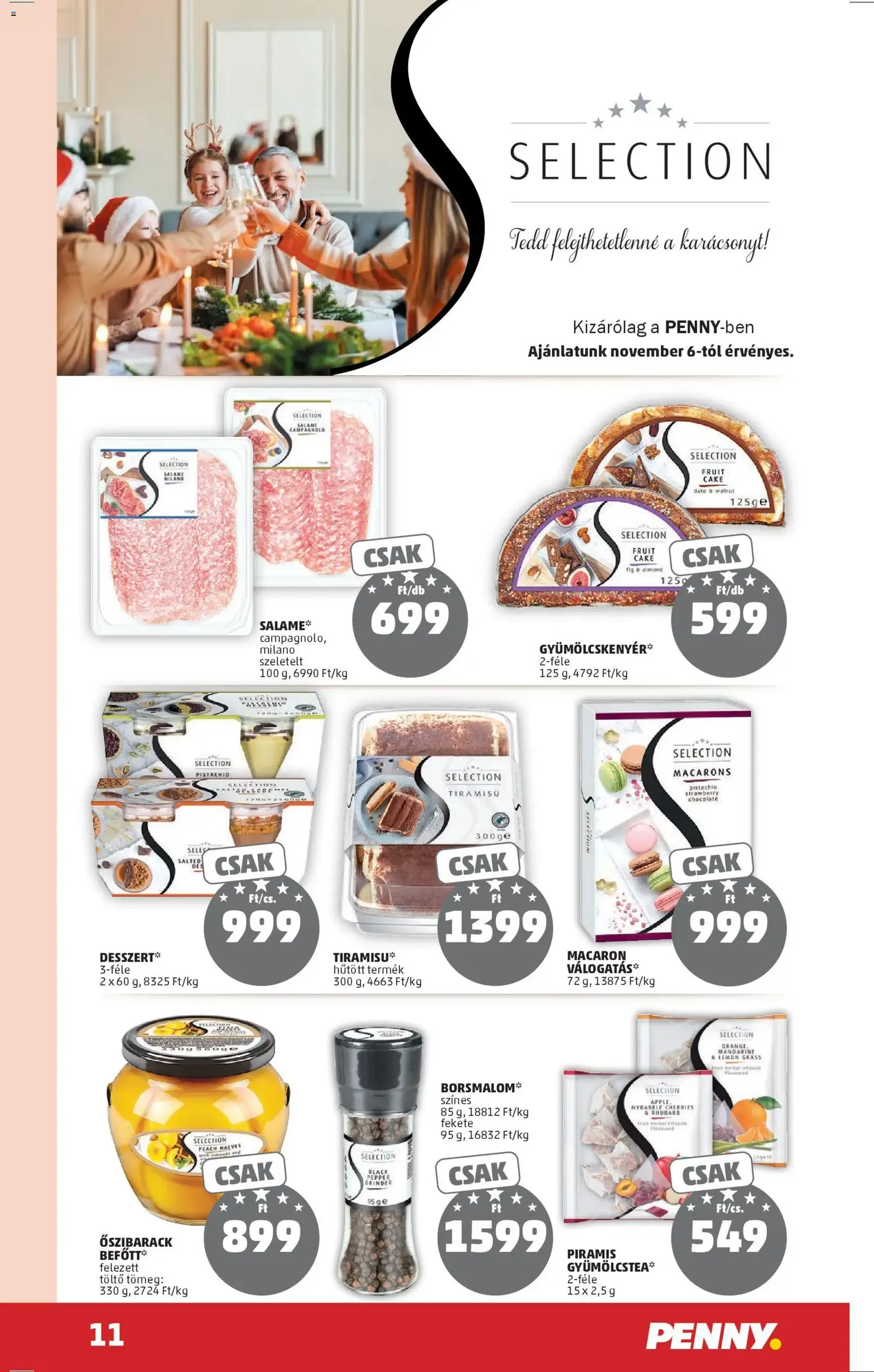 PENNY Akciós újság - 2025.11.06. érvényes szórólap 15 oldal 45 oldalból