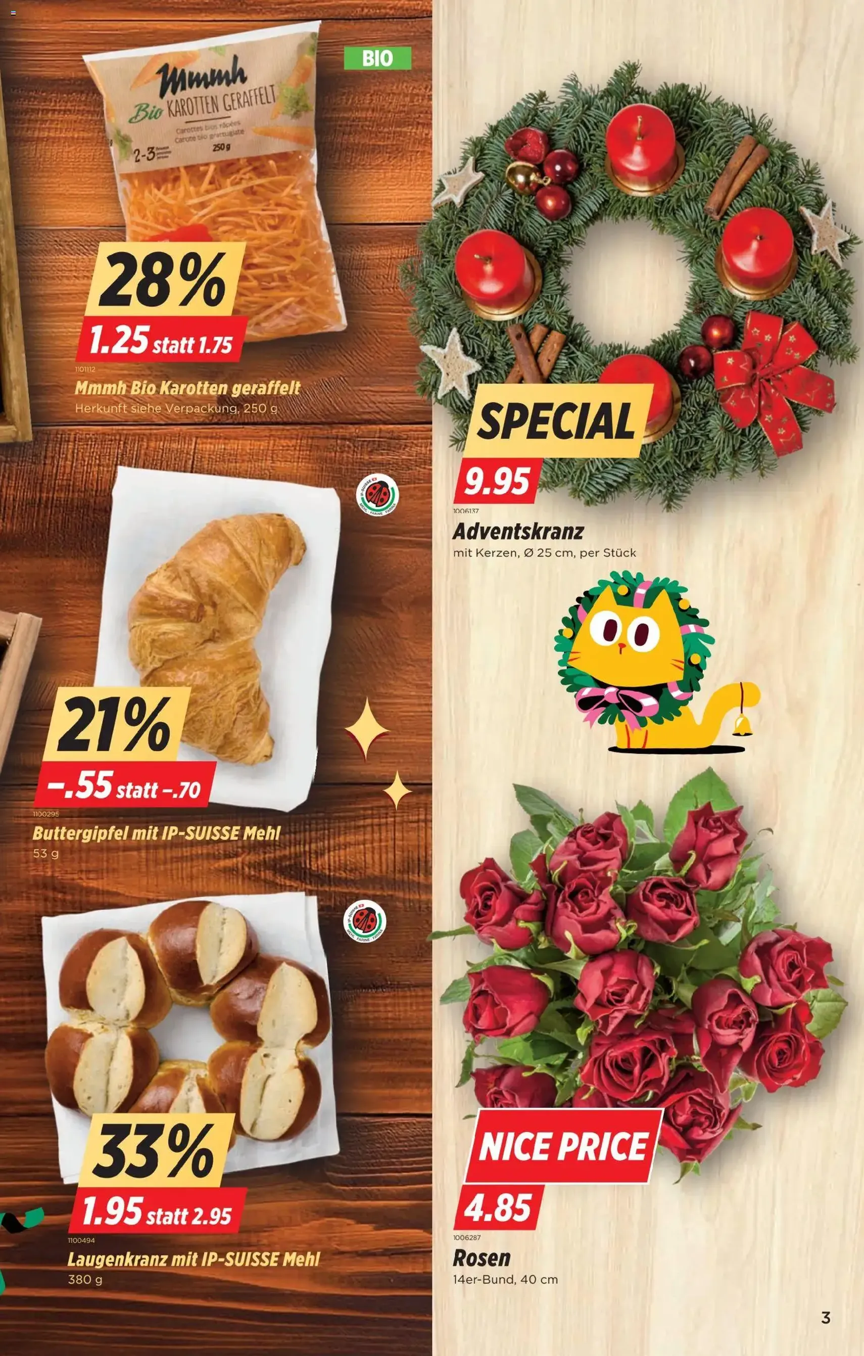 Denner Aktionen - Gültiger Prospekt ab 25.11.2025, Seite 3 von insgesamt 24