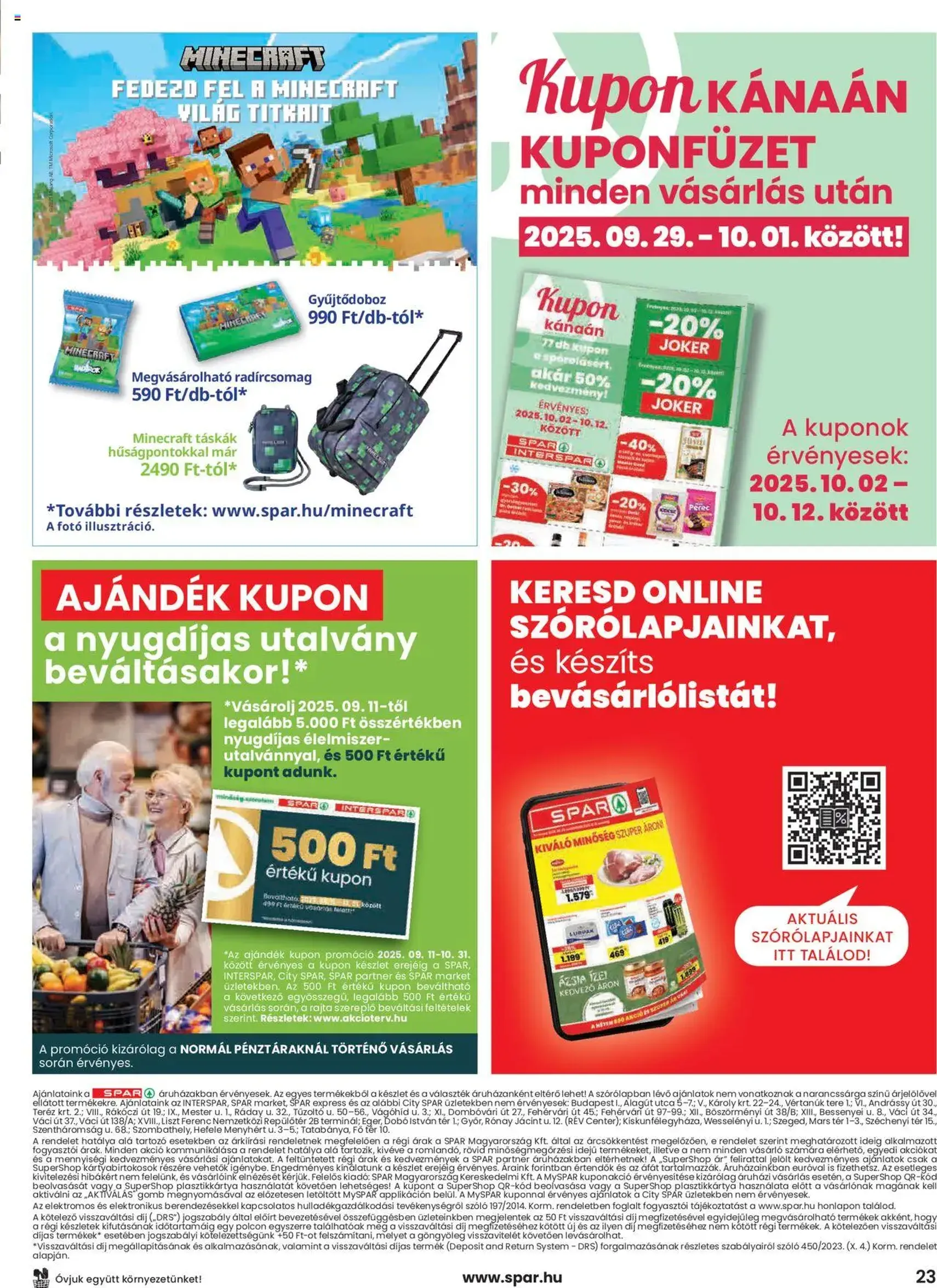 Spar Akciós újság - 2025.09.25. érvényes szórólap 23 oldal 24 oldalból