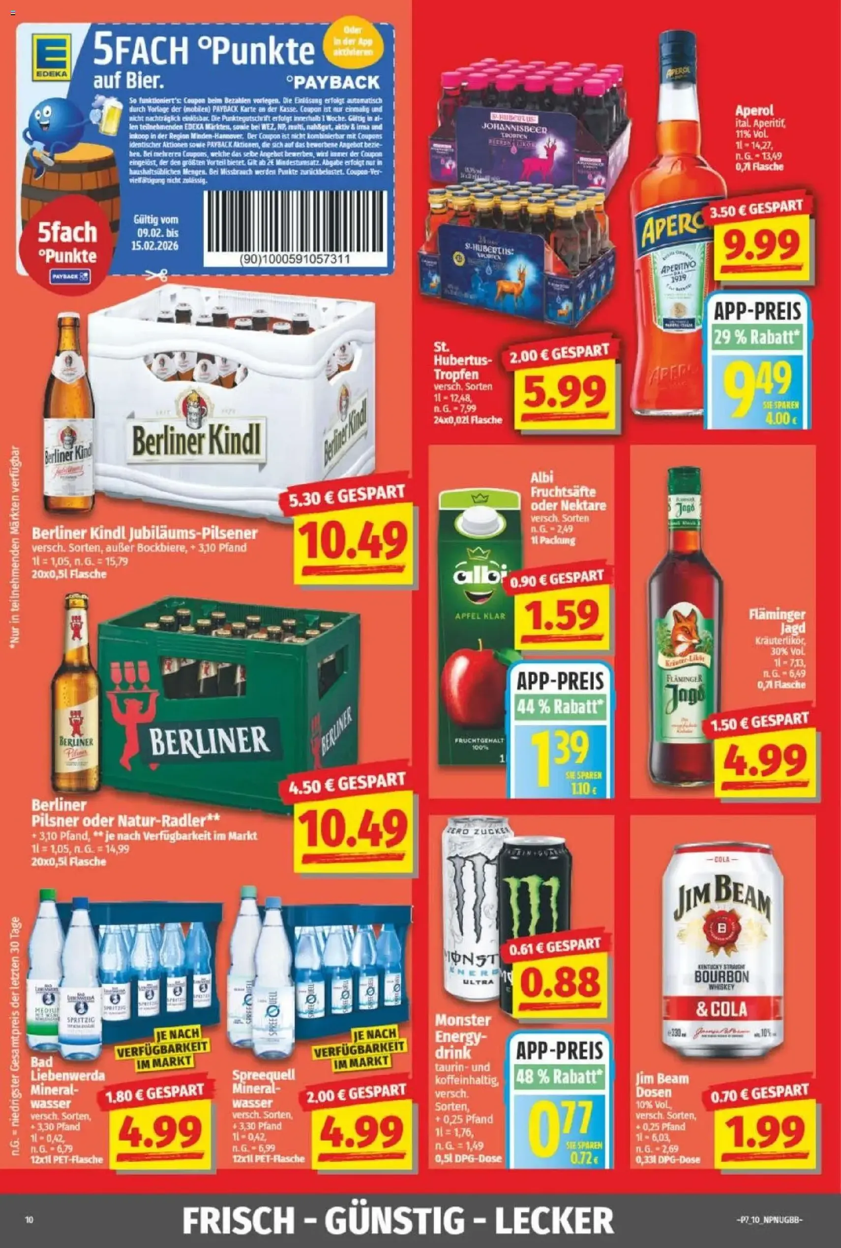 NP Discount Prospekt - Gültiger Prospekt ab 09.02.2026, Seite 10 von insgesamt 15