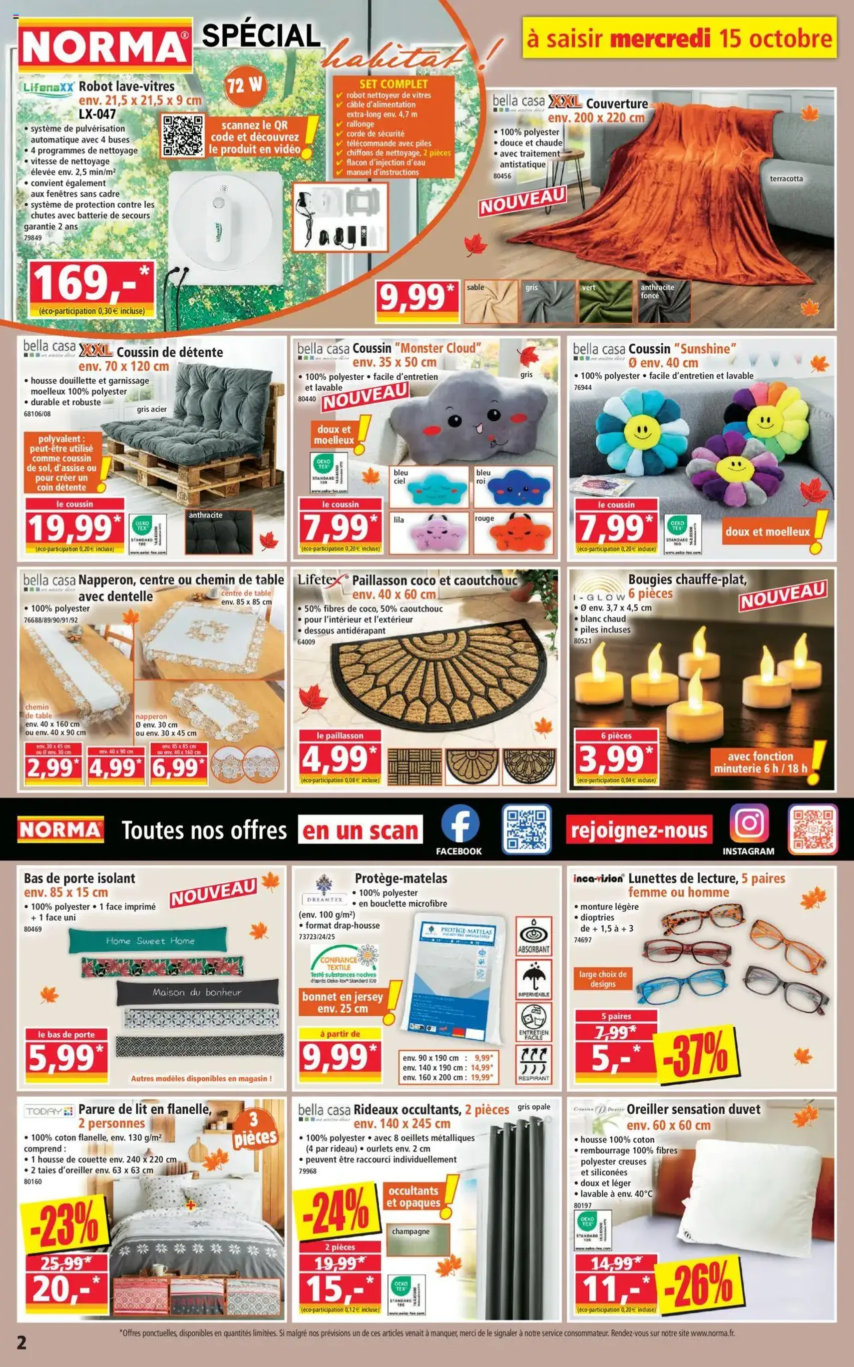 Norma catalogue - brochure valable à partir du 15/10/2025, page 2 sur 14 Norma catalogue - brochure valable à partir du 15/10/2025, page 2 sur 14
