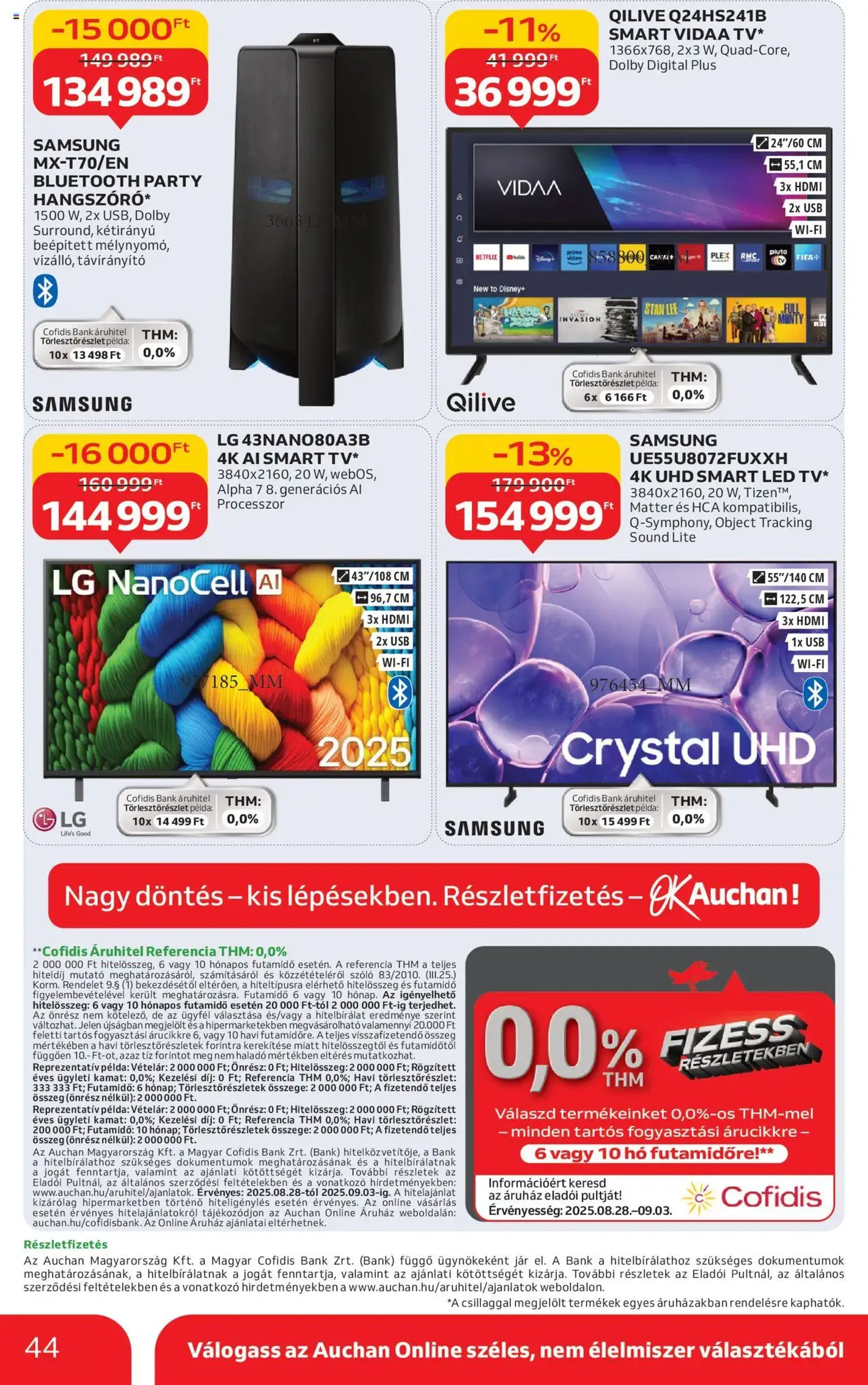 Auchan Akciós újság - 2025.08.28. érvényes szórólap 44 oldal 46 oldalból