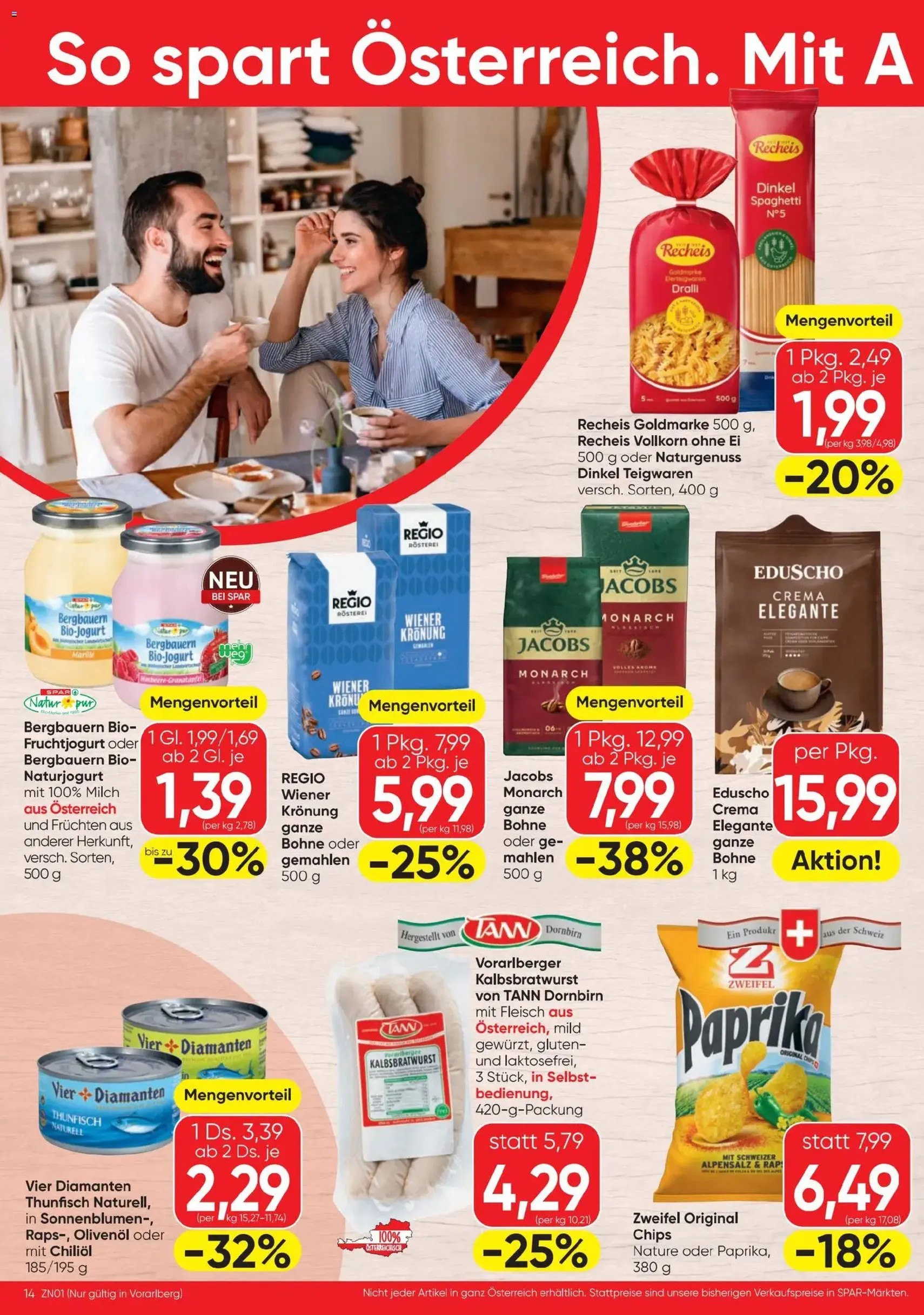 Spar Flugblatt - Gültiger Prospekt ab 03.06.2026, Seite 14 von insgesamt 20