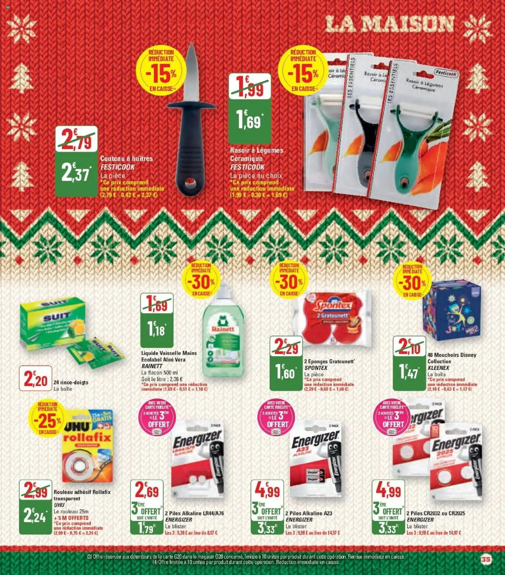 G20 Supermarchés catalogue - brochure valable à partir du 17/12/2025, page 36 sur 37