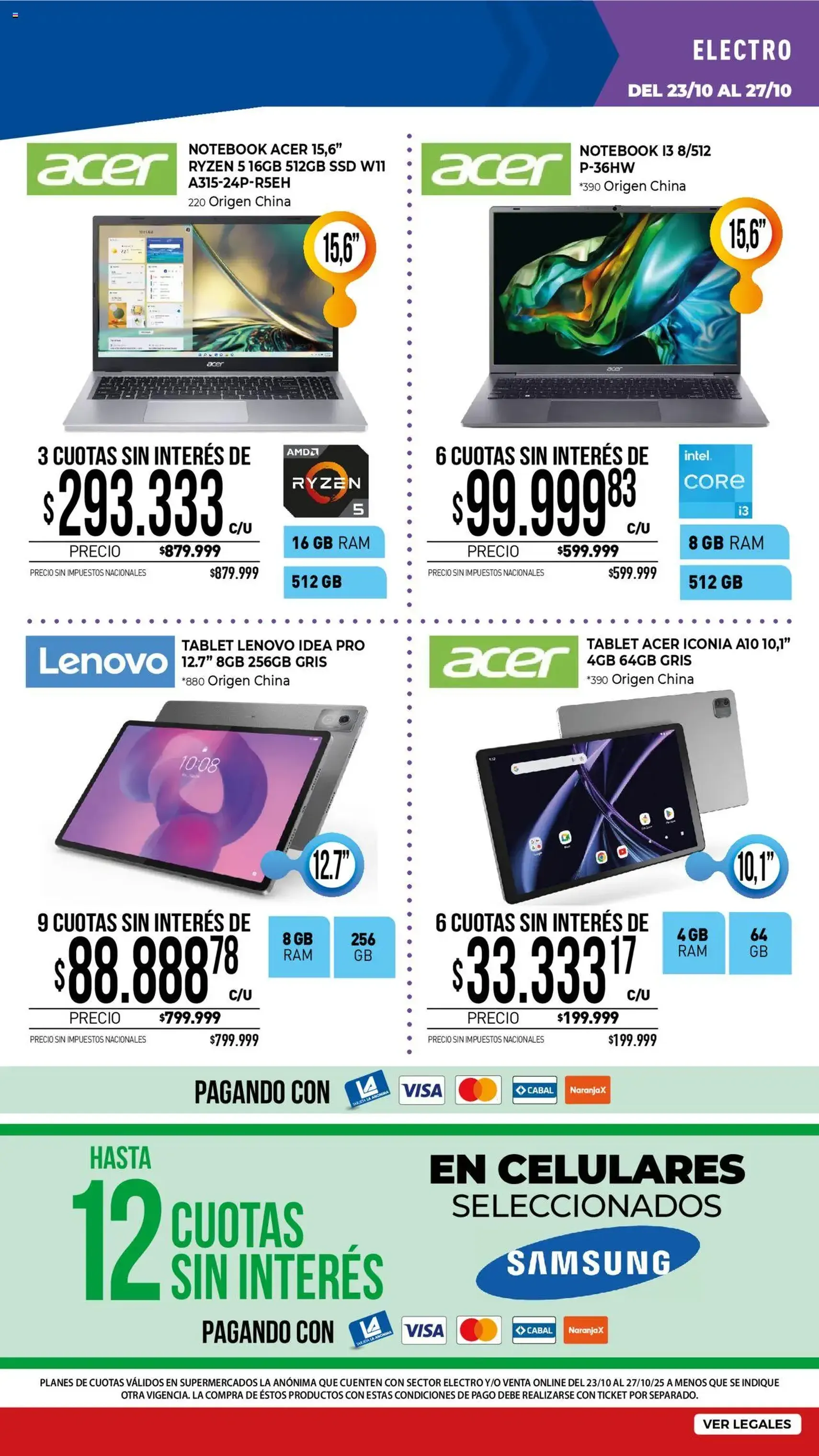 La Anonima catálogo - folleto válido desde 23/10/2025 página 37 de 41 La Anonima catálogo - folleto válido desde 23/10/2025 página 37 de 41