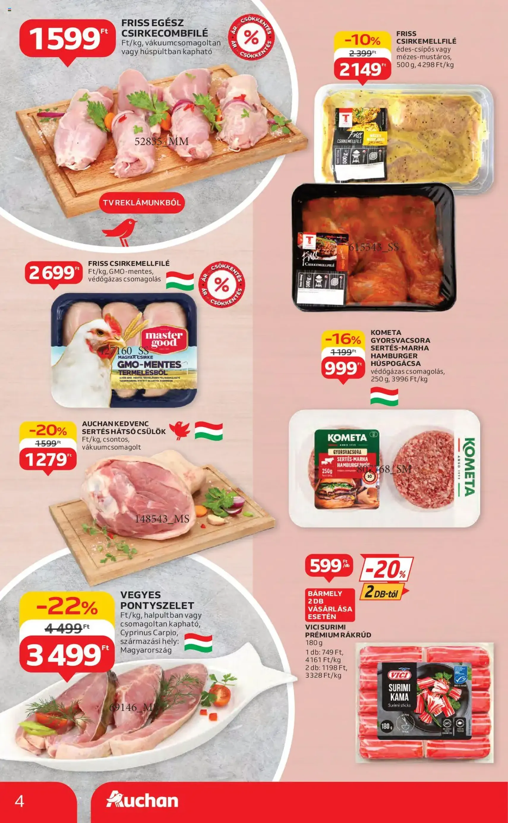 Auchan Akciós újság - 2025.07.17. érvényes szórólap 4 oldal 44 oldalból Auchan Akciós újság - 2025.07.17. érvényes szórólap 4 oldal 44 oldalból