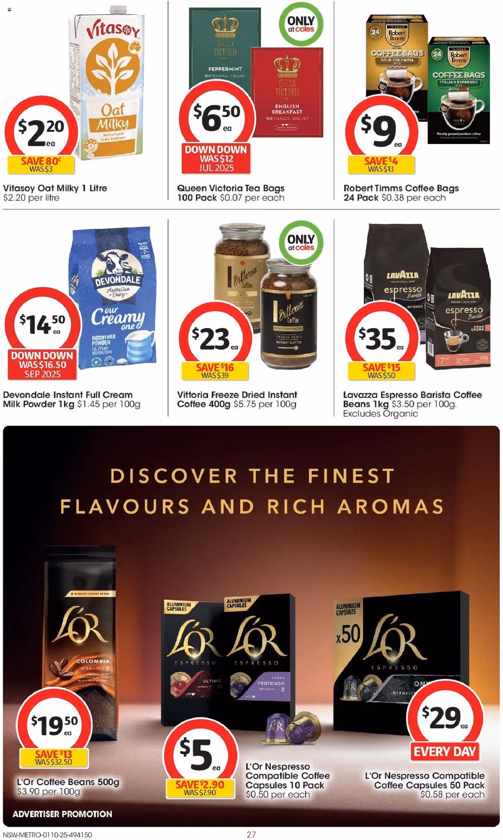 Coles Catalogue NSW - valid flyer from 01/10/2025, page 27 of 51 Coles Catalogue NSW - valid flyer from 01/10/2025, page 27 of 51