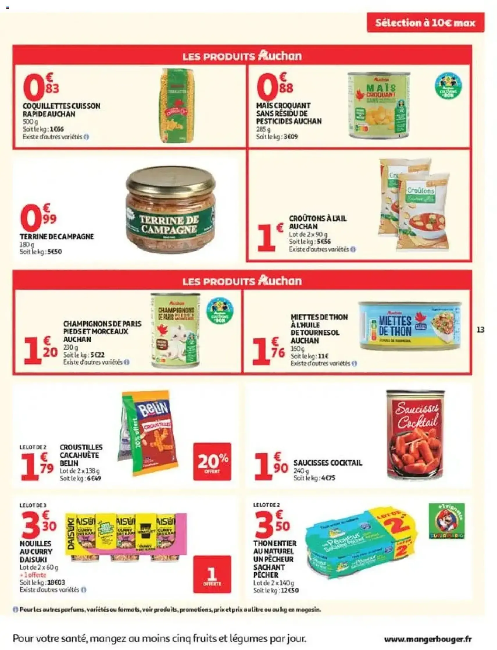 Auchan catalogue - brochure valable à partir du 15/09/2026, page 13 sur 60