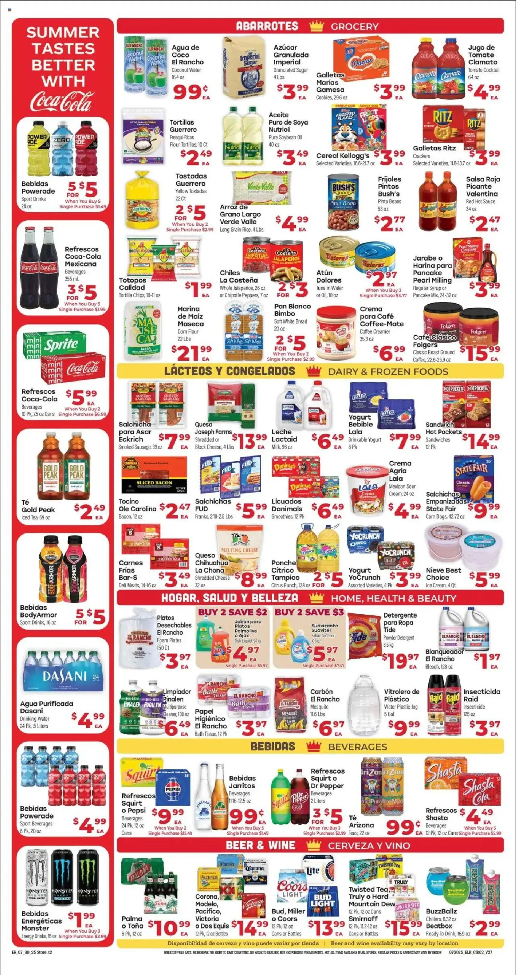 El Rancho Weekly Ad - valid flyer from 07/30/2025, page 2 of 4