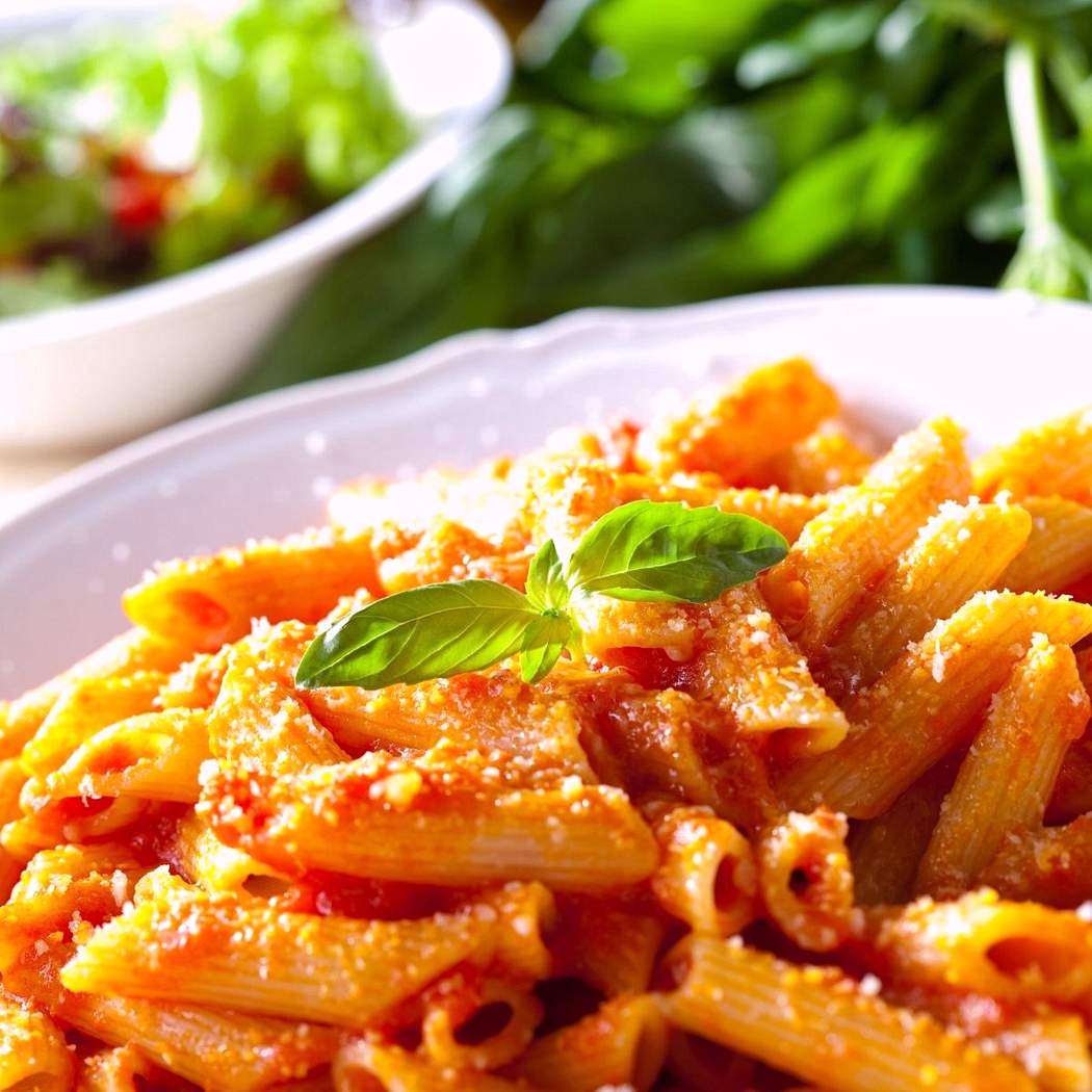 Makaron penne pomodoro