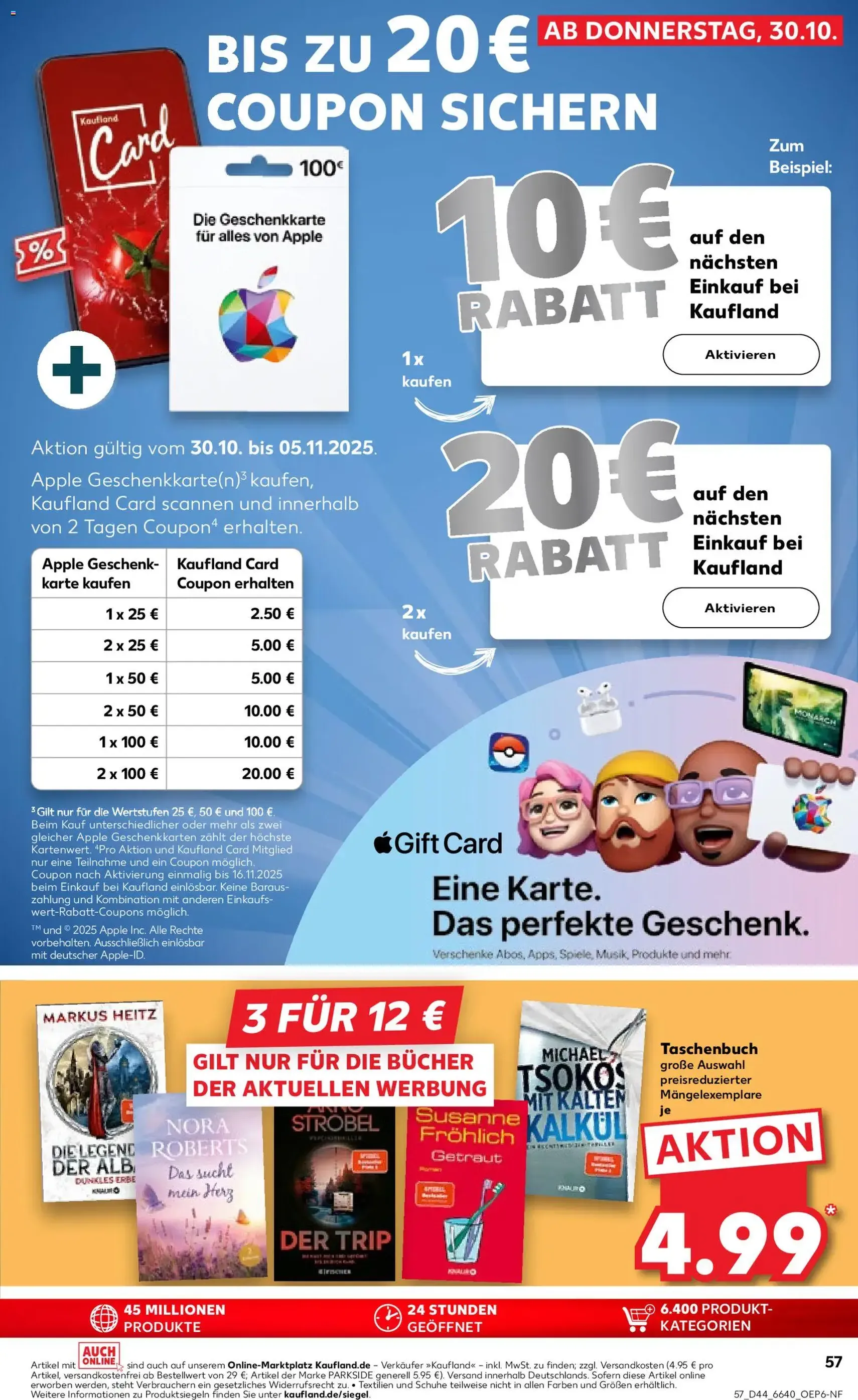 Kaufland Prospekt - Gültiger Prospekt ab 30.10.2025, Seite 57 von insgesamt 71 Kaufland Prospekt - Gültiger Prospekt ab 30.10.2025, Seite 57 von insgesamt 71