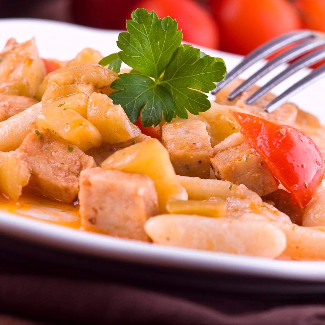 Pasta con pesce spada