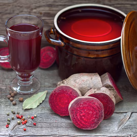 Anteprima ricetta Succo di barbabietola fermentata