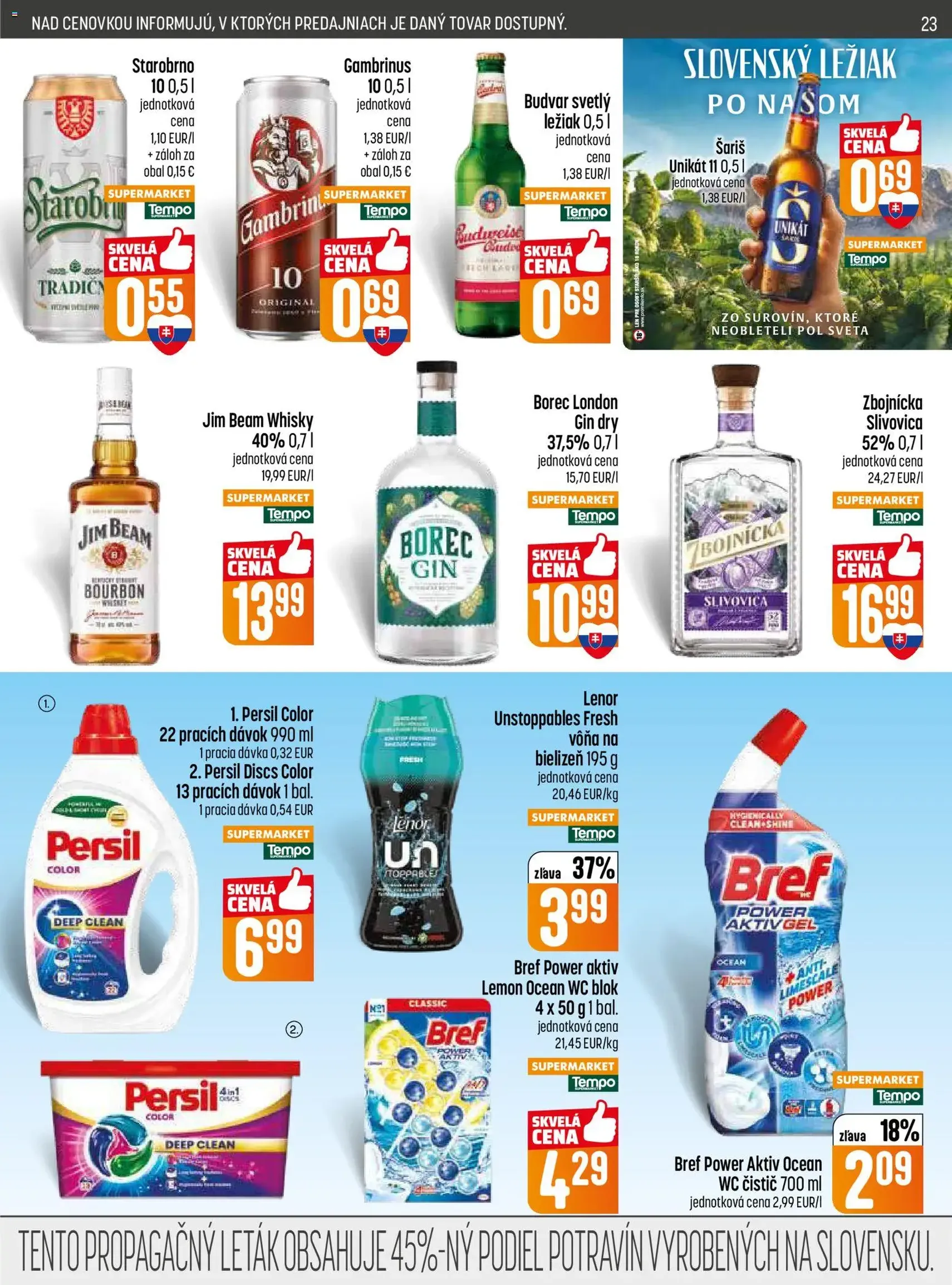 COOP Jednota leták - platný leták od 23.04.2026 strana 23 z 28