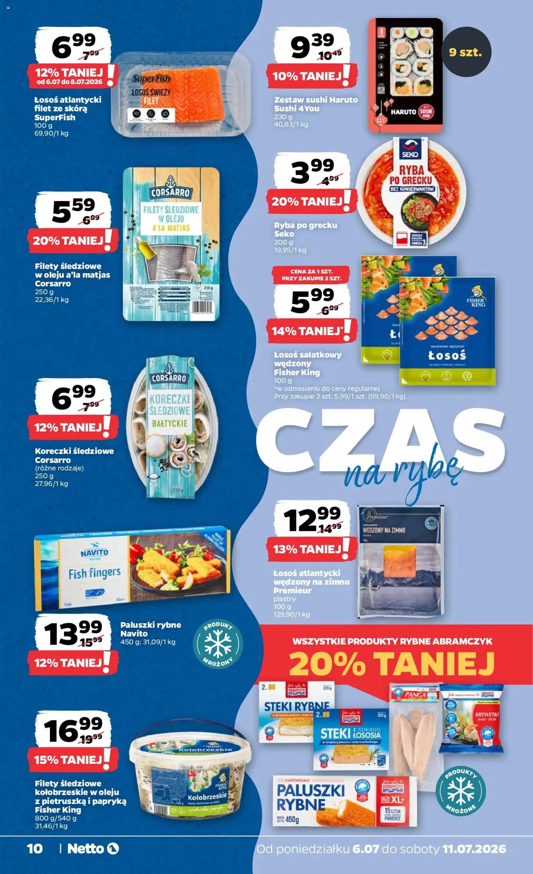 Netto gazetka od poniedziałku spożywcza - ważny gazetka od 06.07.2026 strona 10 z 35