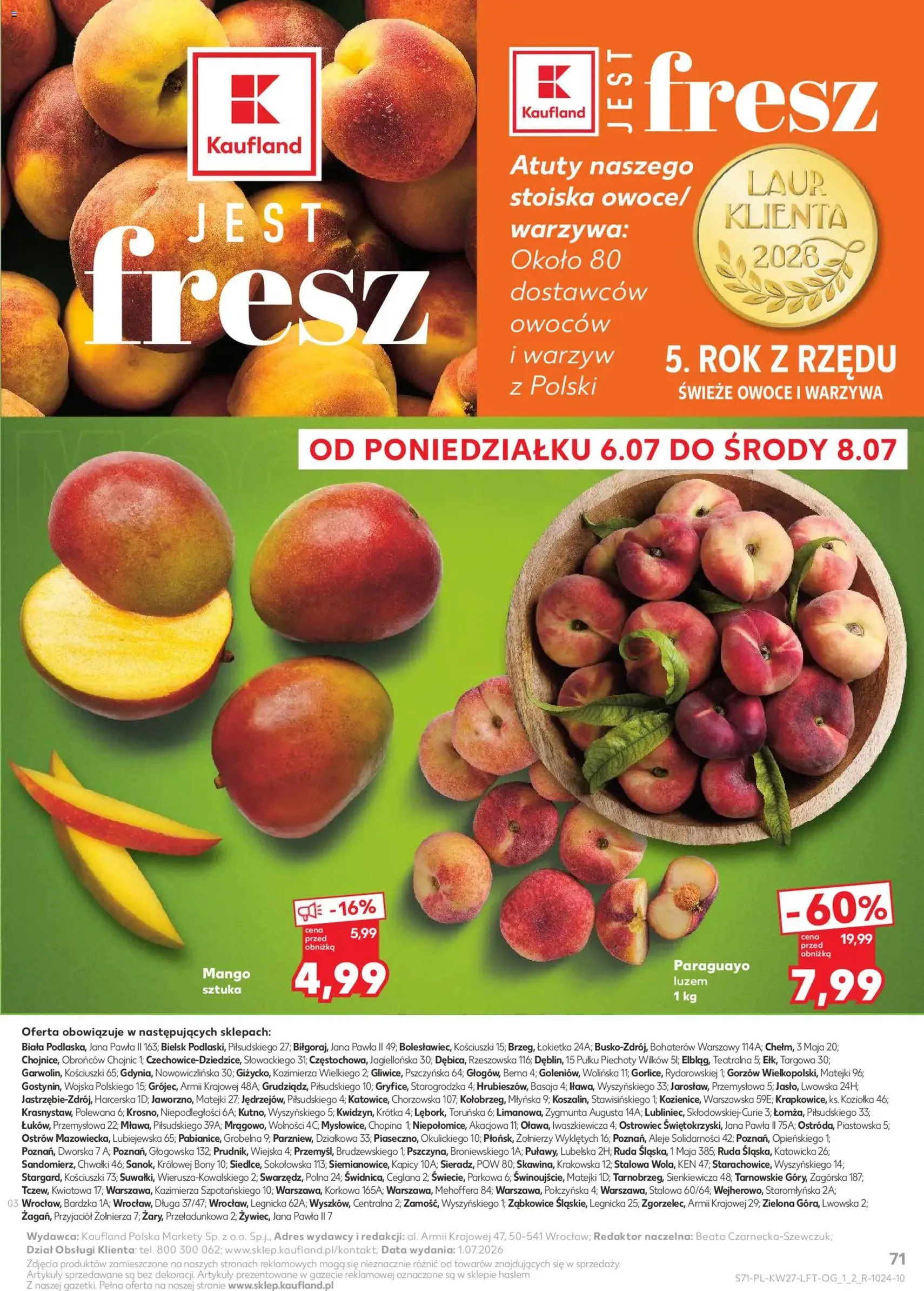Kaufland gazetka - ważny gazetka od 02.07.2026 strona 71 z 72