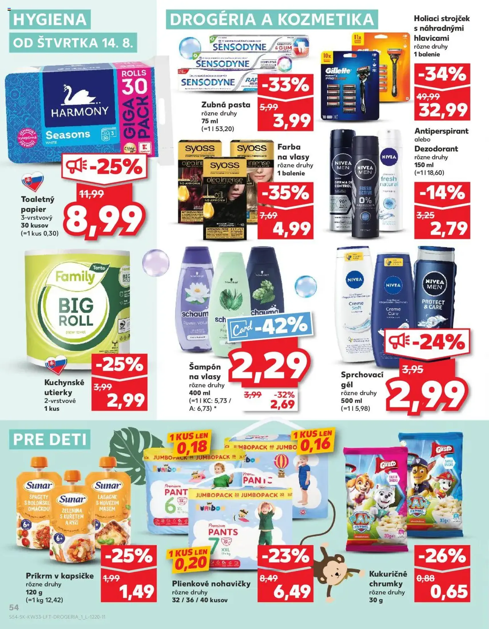 Kaufland Bratislava-Dúbravka - platný leták od 14.08.2025 strana 54 z 76