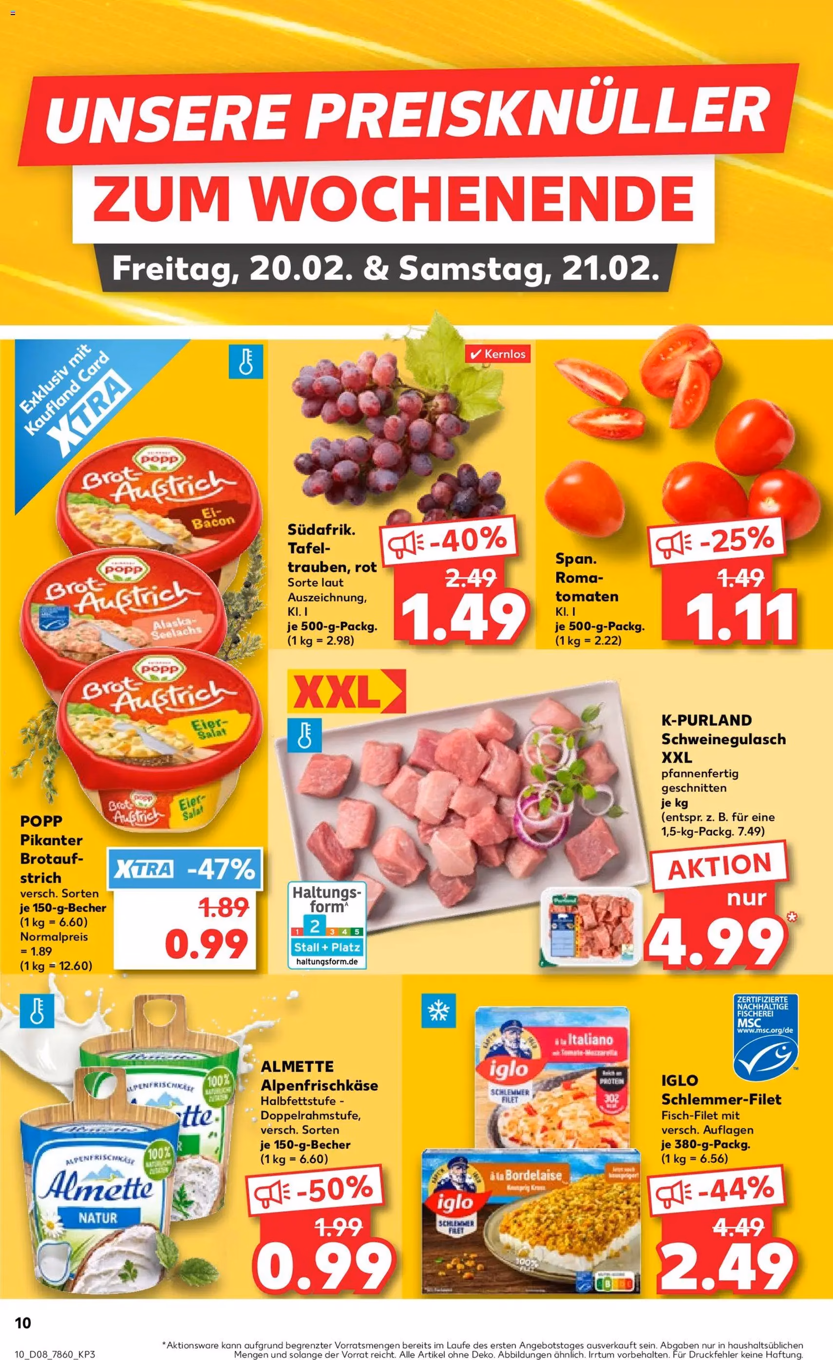 Kaufland Prospekt - Gültiger Prospekt ab 19.02.2026, Seite 10 von insgesamt 59
