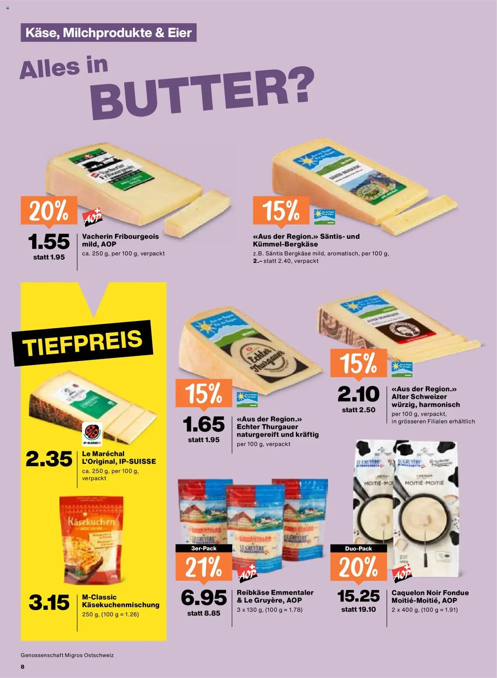 Migros aktionen - Gültiger Prospekt ab 30.07.2026, Seite 8 von insgesamt 24