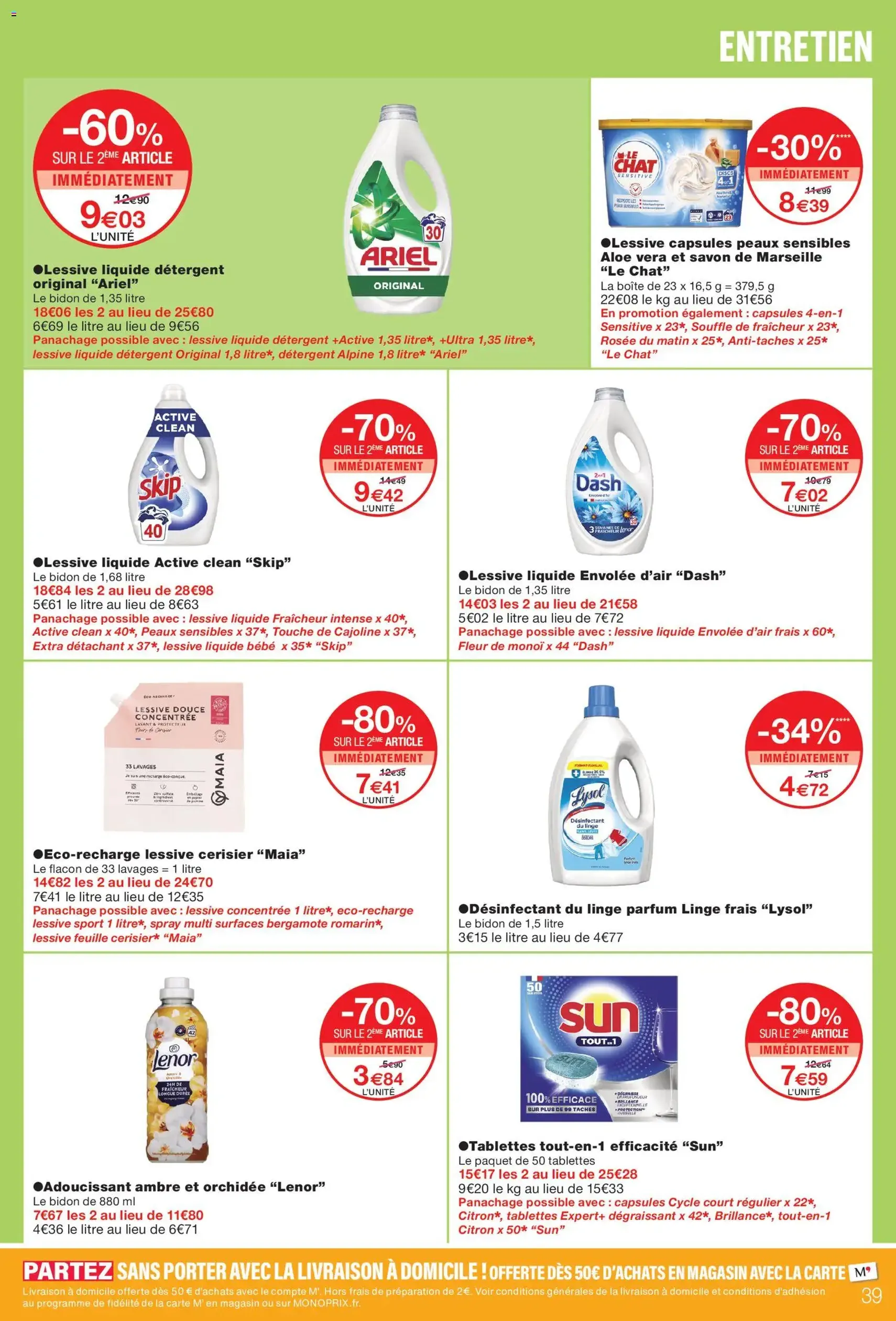 Monoprix catalogue - brochure valable à partir du 28/07/2026, page 39 sur 52