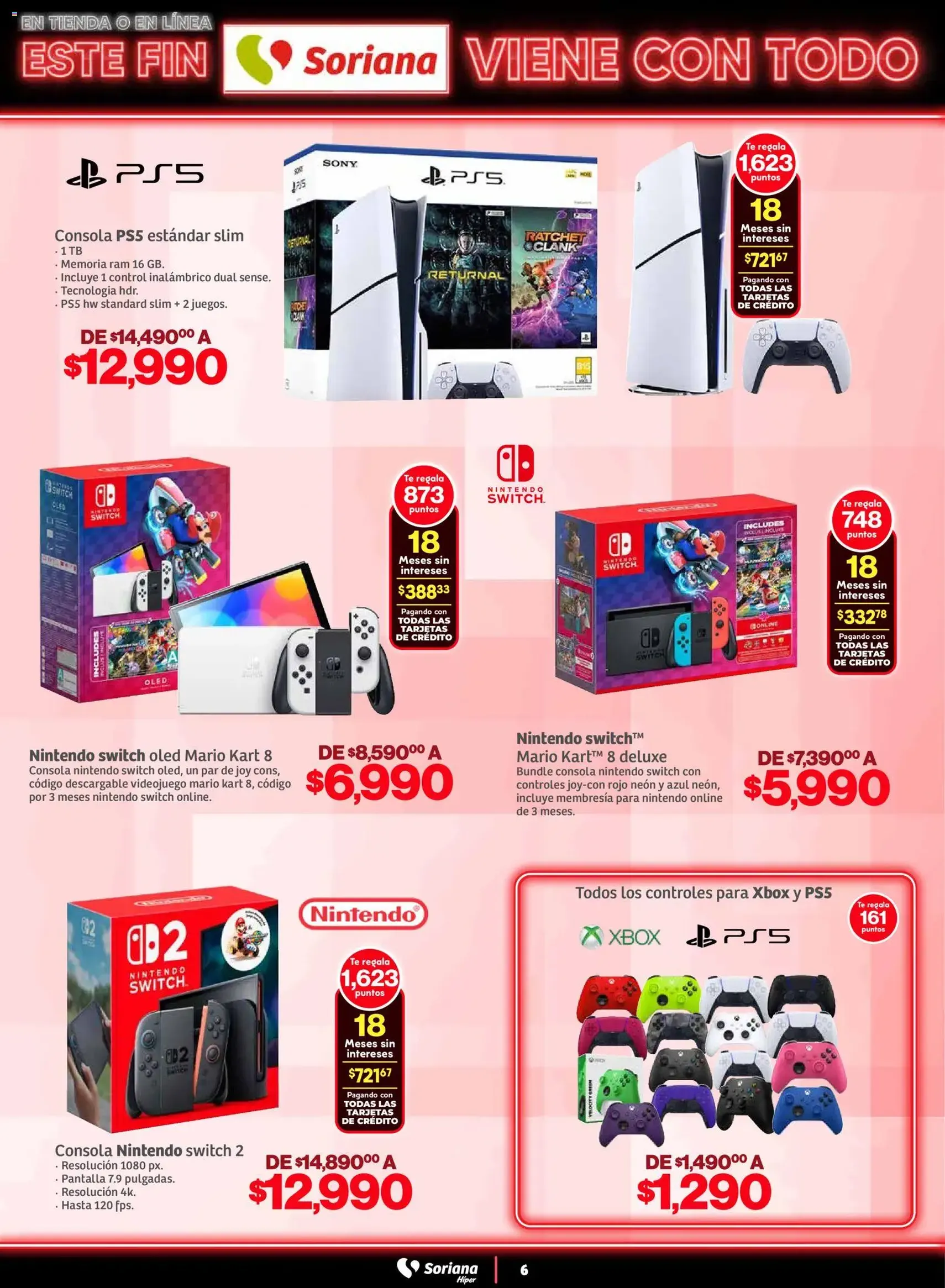 Soriana - Este fin Soriana viene con todo Híper Nacional - folleto válido desde 29/10/2025 página 6 de 35 Soriana - Este fin Soriana viene con todo Híper Nacional - folleto válido desde 29/10/2025 página 6 de 35