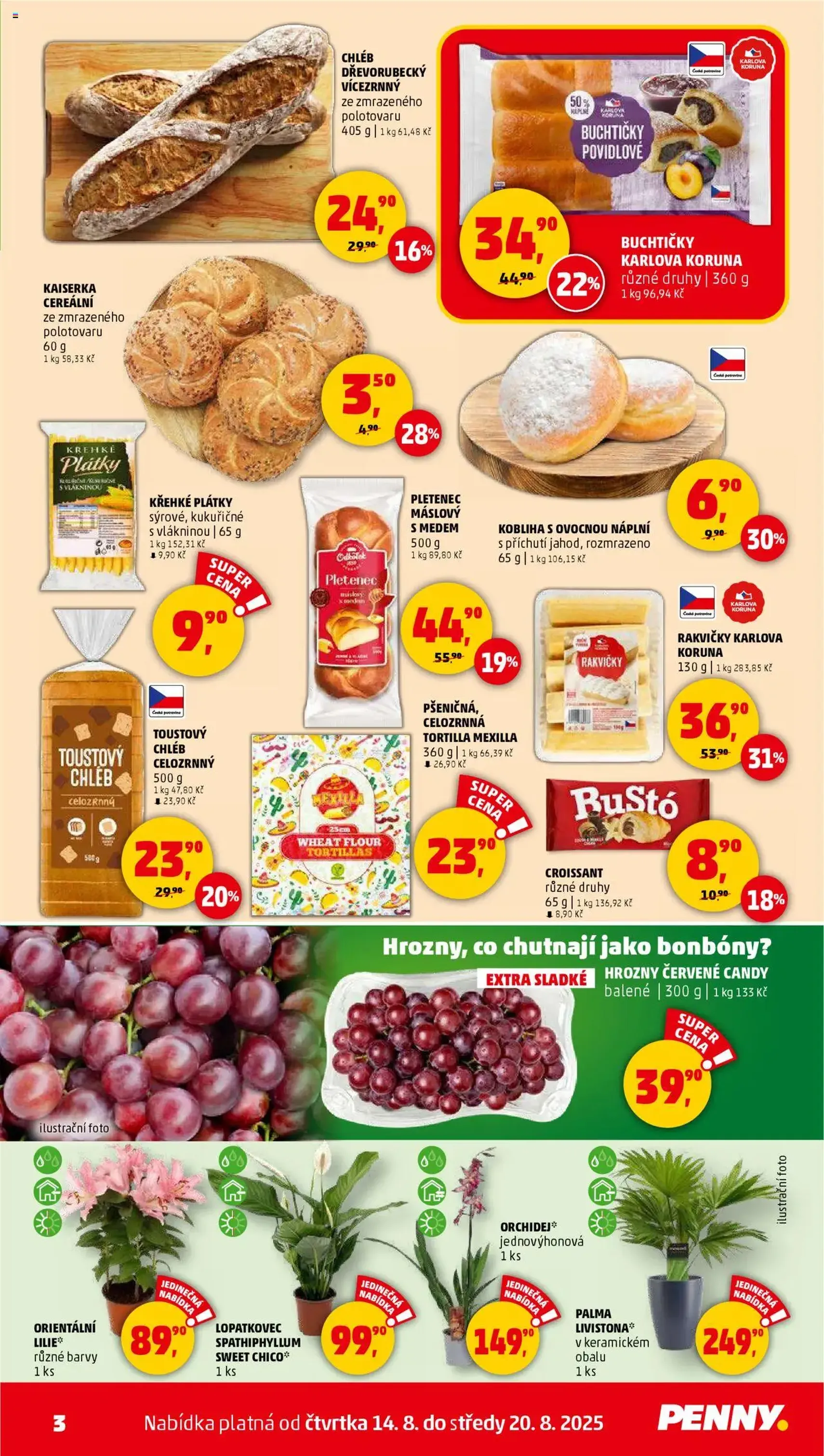 Penny Market leták - Čtvrtečník - platný leták od 14.08.2025 strana 3 z 32 Penny Market leták - Čtvrtečník - platný leták od 14.08.2025 strana 3 z 32