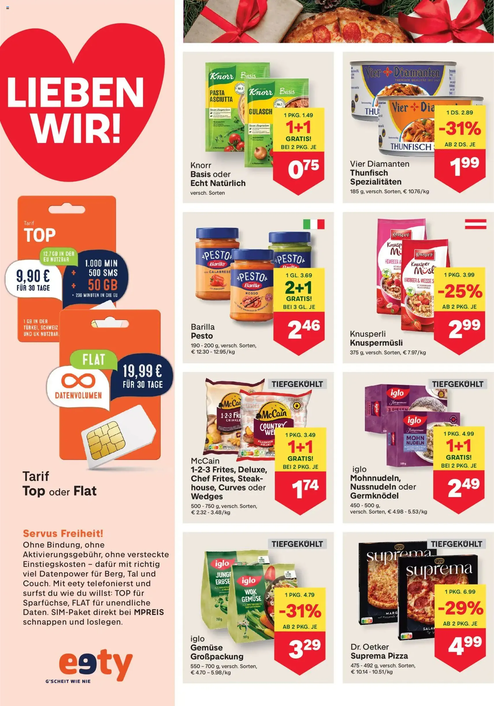 MPREIS Flugblatt - Gültiger Prospekt ab 27.11.2025, Seite 8 von insgesamt 15