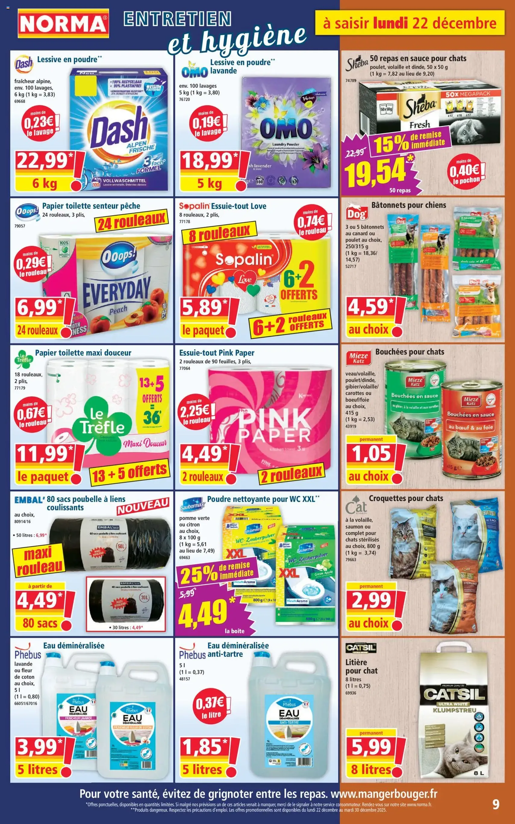 Norma catalogue - brochure valable à partir du 22/12/2025, page 9 sur 12