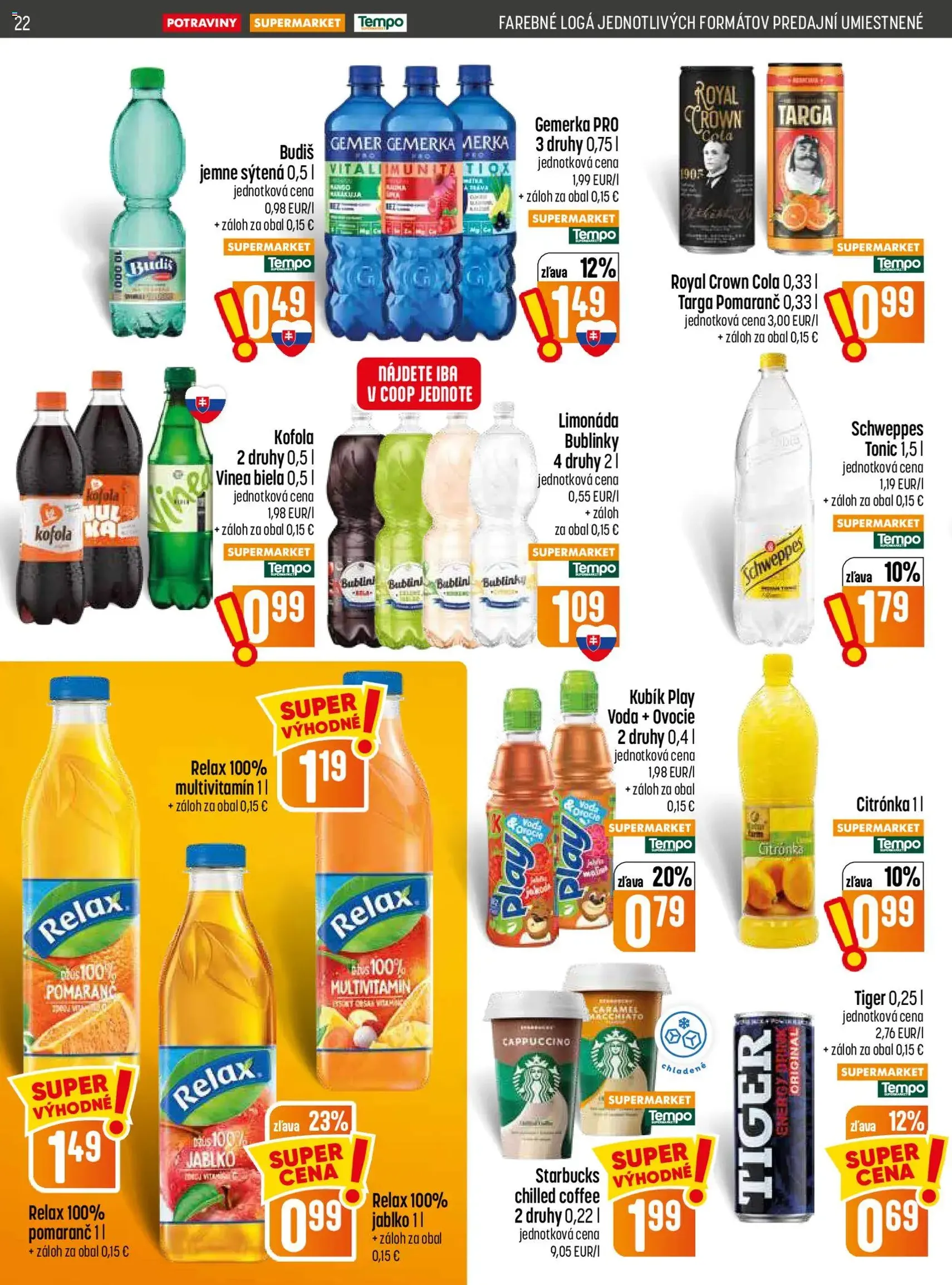COOP Jednota leták - platný leták od 23.07.2026 strana 22 z 28