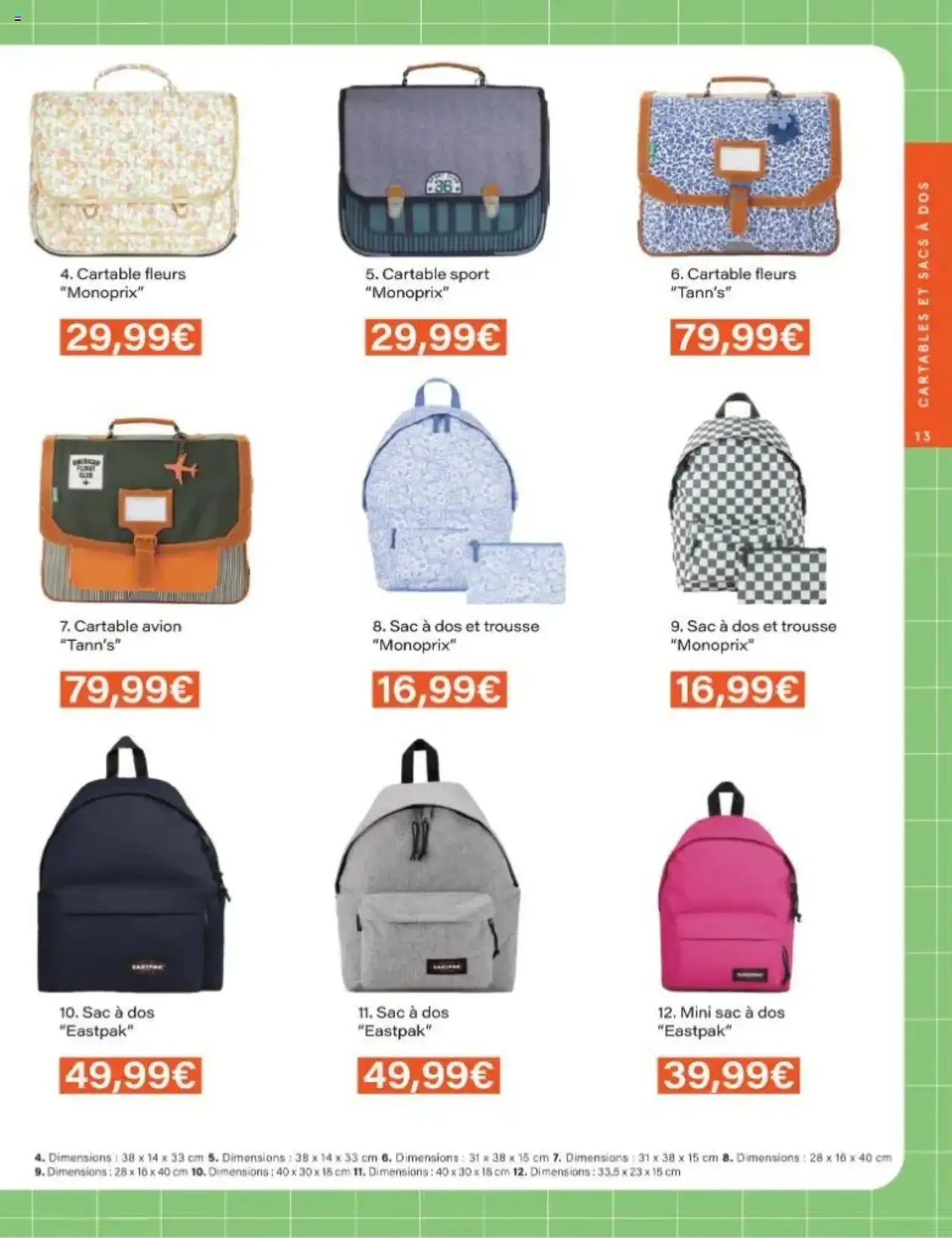 Monoprix catalogue guide de rentrée - brochure valable à partir du 05/08/2025, page 13 sur 42