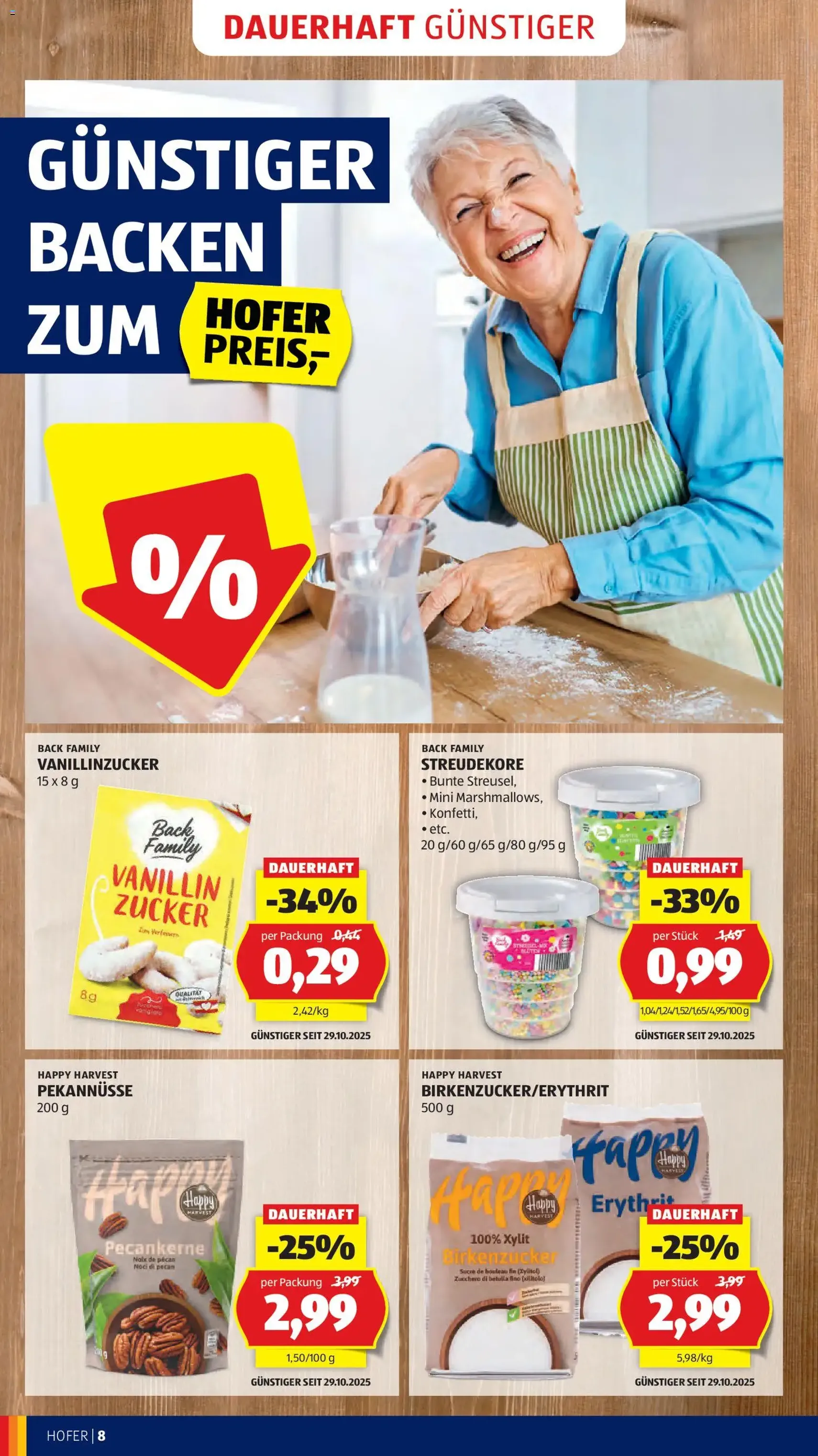 Hofer Flugblatt - Gültiger Prospekt ab 30.10.2025, Seite 10 von insgesamt 45