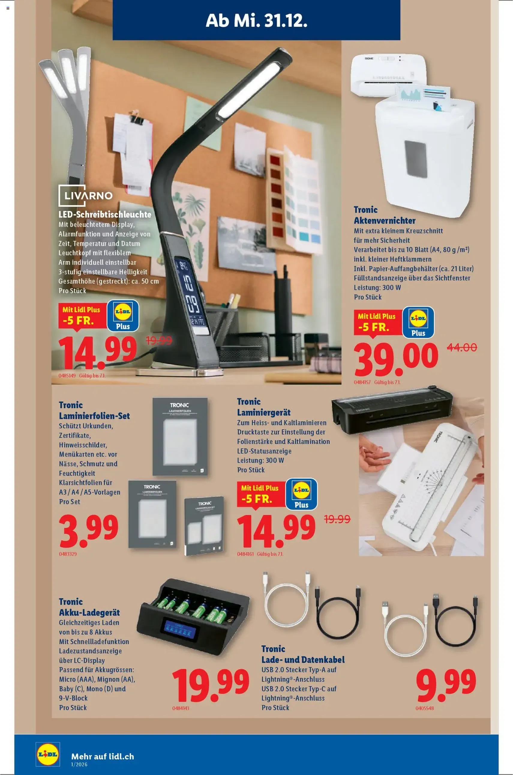 Lidl Aktionen - Gültiger Prospekt ab 31.12.2025, Seite 18 von insgesamt 32