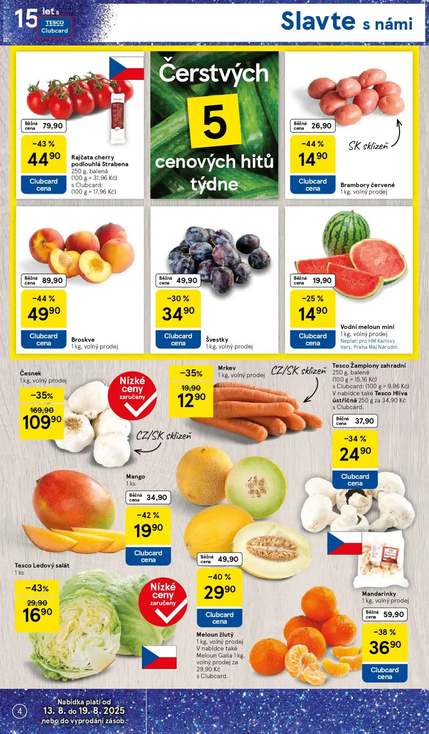 Tesco leták - Hypermarket - platný leták od 13.08.2025 strana 4 z 36 Tesco leták - Hypermarket - platný leták od 13.08.2025 strana 4 z 36