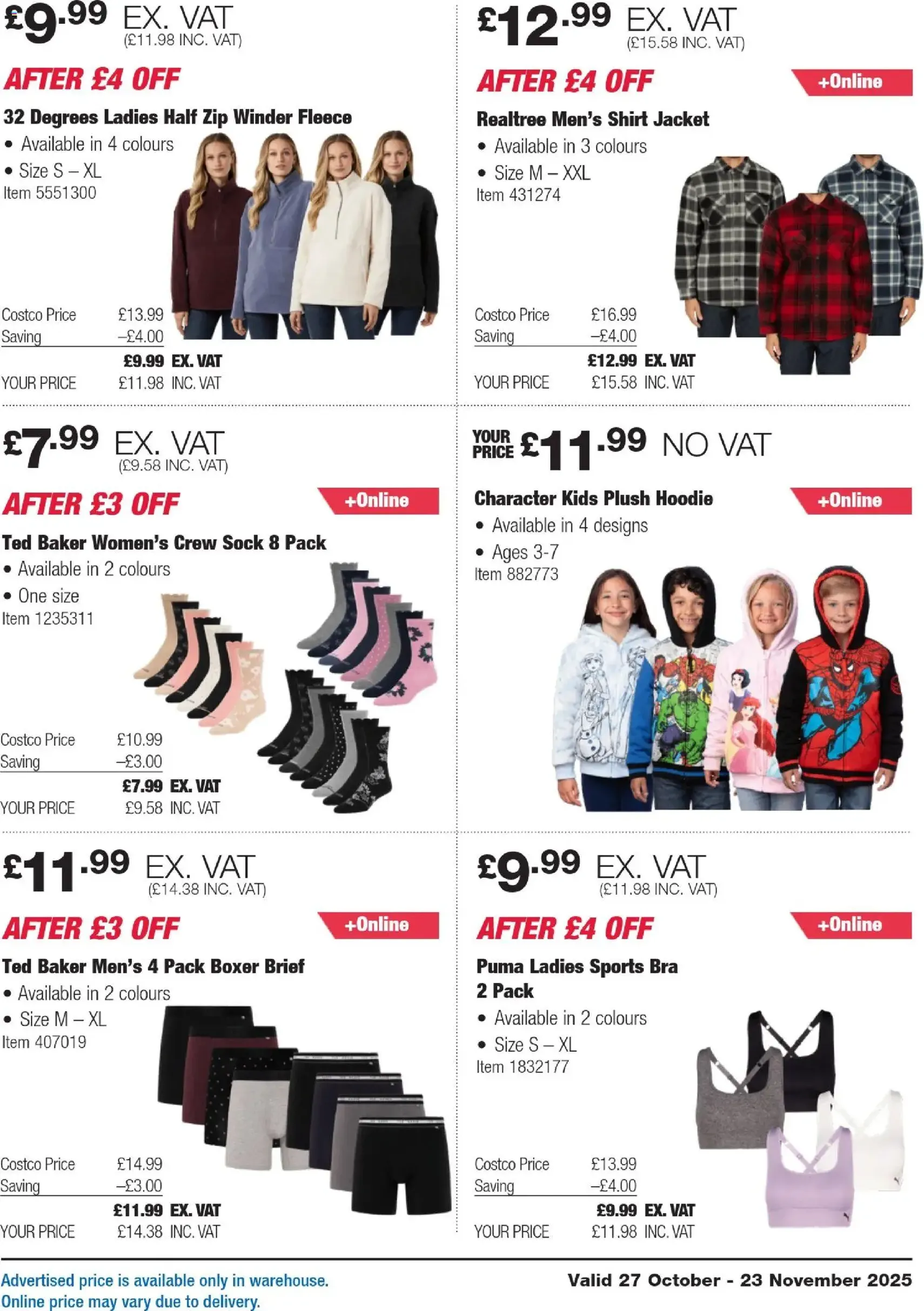 Costco - ENGLAND ONLY - valid flyer from 27/10/2025, page 7 of 35
