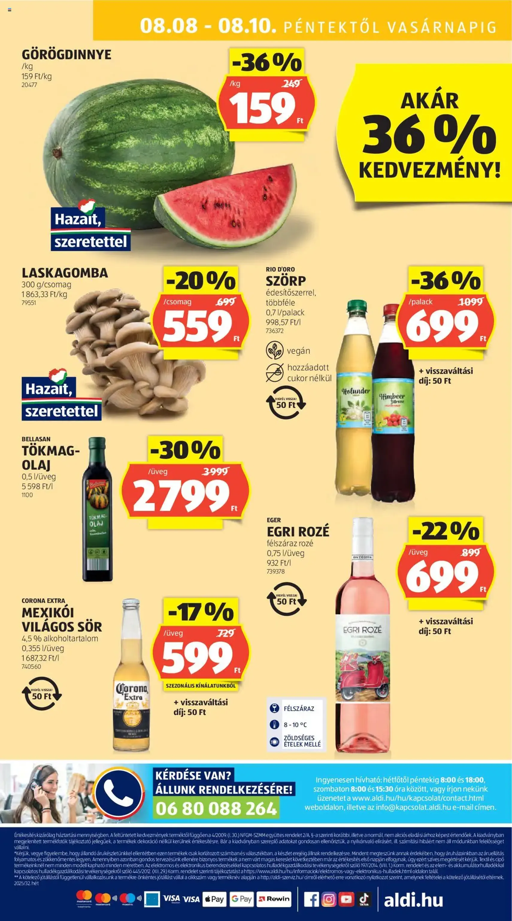 Aldi Akciós újság - 2025.08.07. érvényes szórólap 51 oldal 52 oldalból Aldi Akciós újság - 2025.08.07. érvényes szórólap 51 oldal 52 oldalból