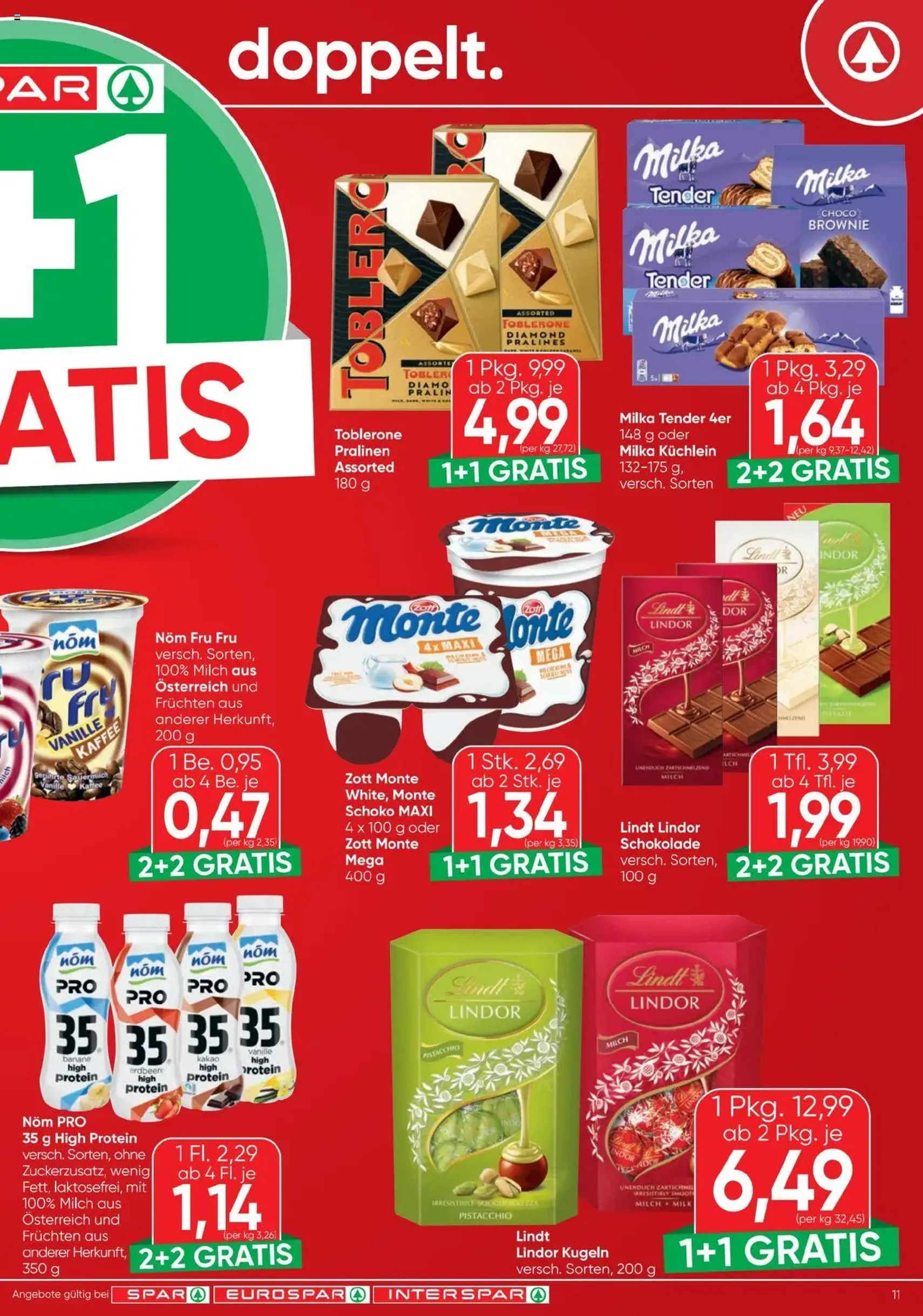 Spar Flugblatt - Gültiger Prospekt ab 23.10.2025, Seite 11 von insgesamt 20 Spar Flugblatt - Gültiger Prospekt ab 23.10.2025, Seite 11 von insgesamt 20