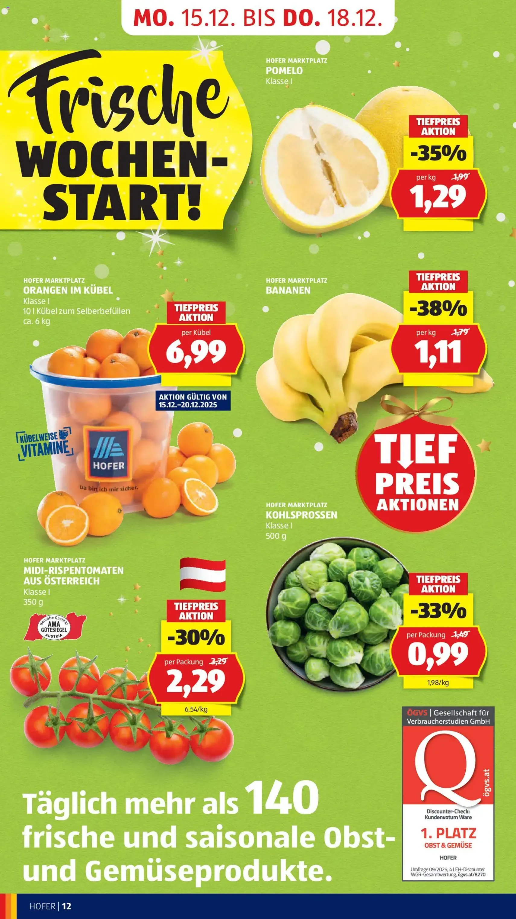 Hofer Flugblatt - Gültiger Prospekt ab 12.12.2025, Seite 20 von insgesamt 53