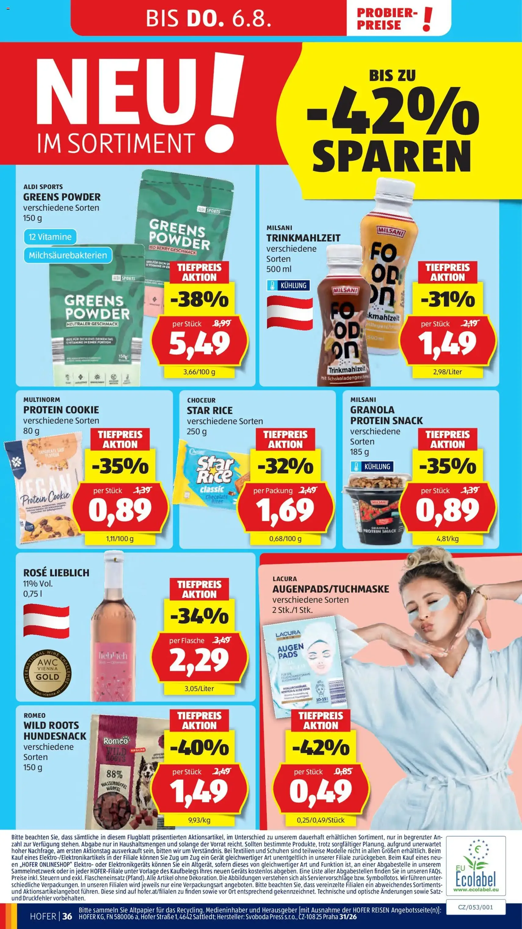 Hofer Flugblatt - Gültiger Prospekt ab 24.07.2026, Seite 49 von insgesamt 52