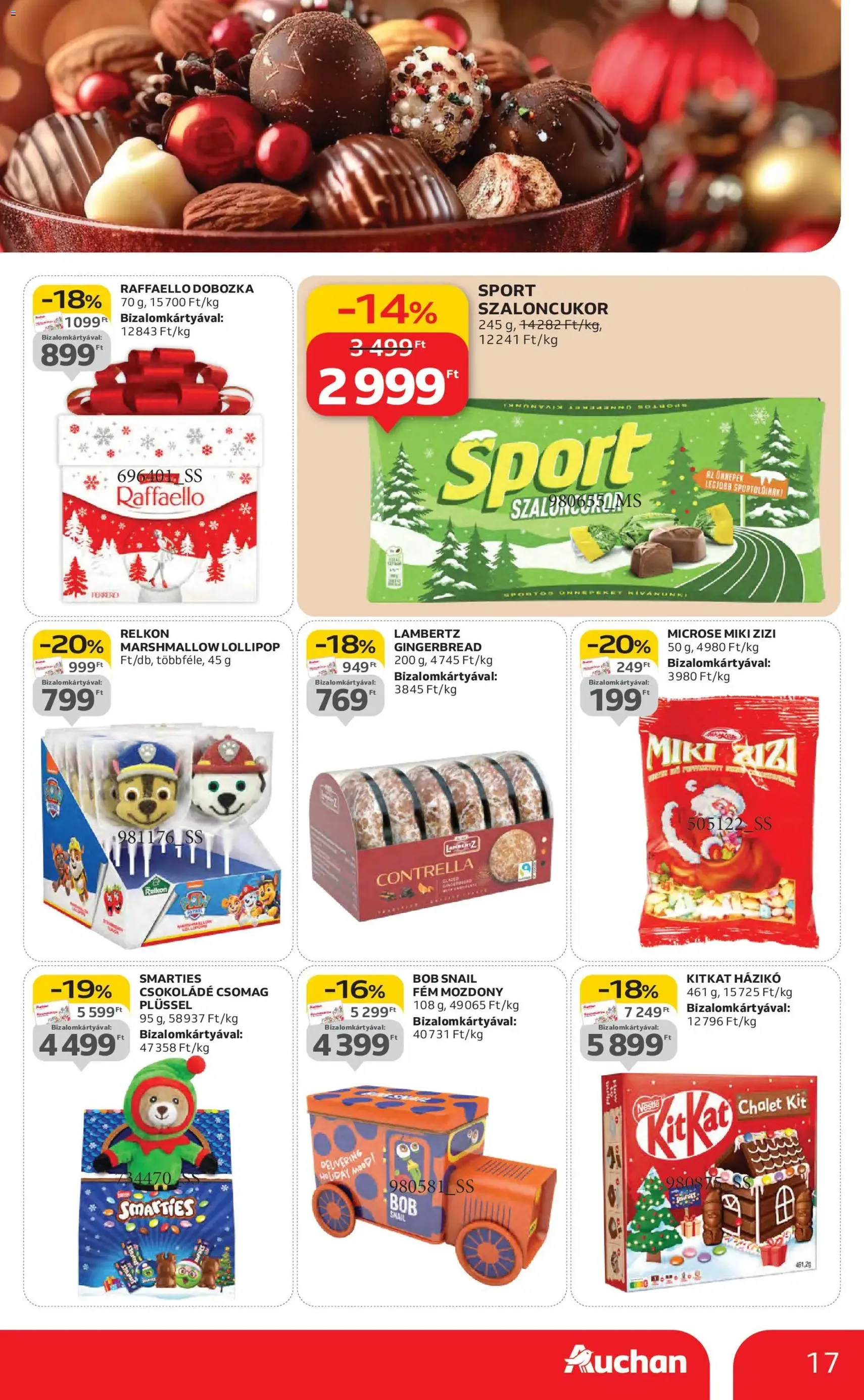 Auchan Akciós újság - 2025.11.06. érvényes szórólap 17 oldal 58 oldalból