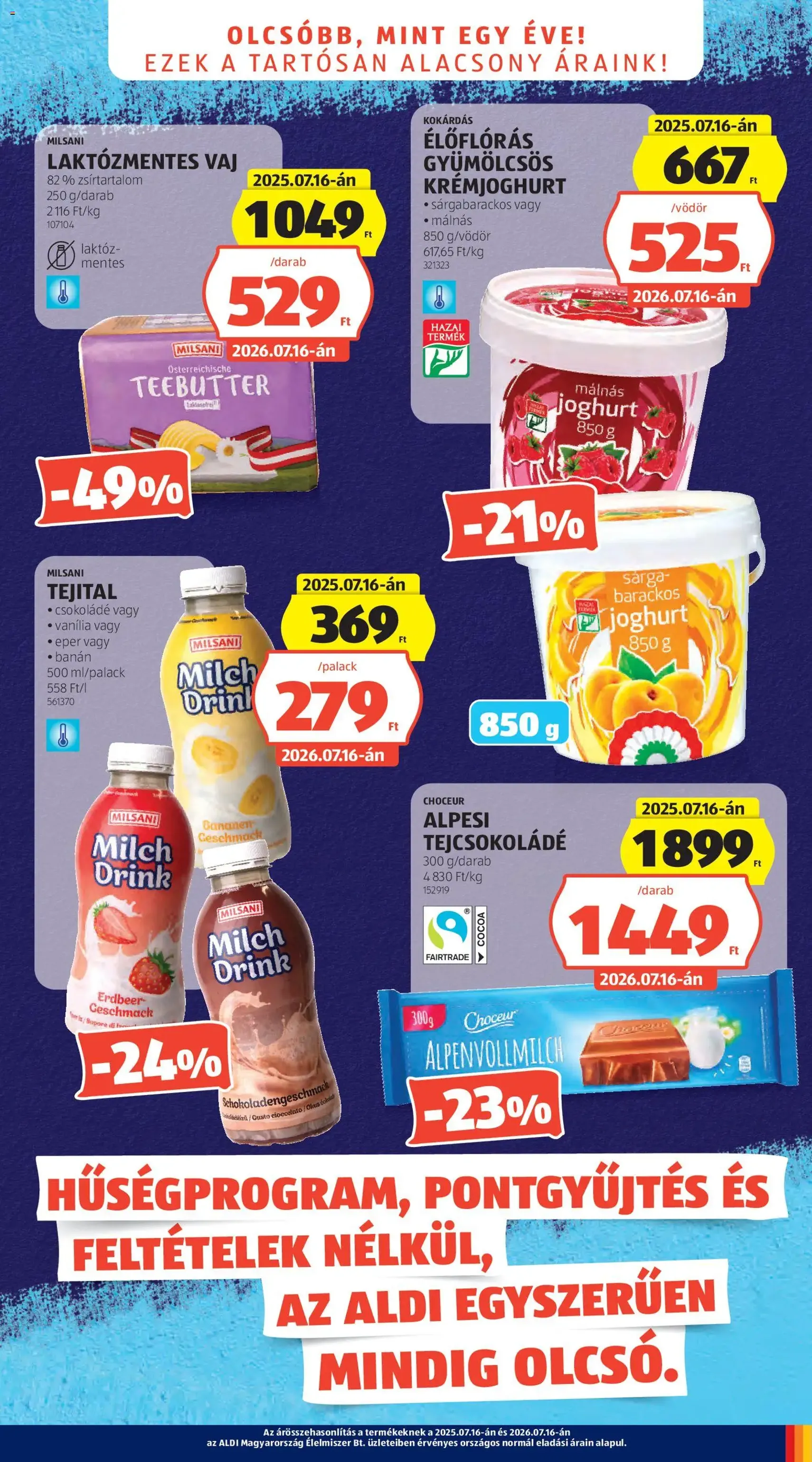 Aldi akciós újság - 2026.07.16. érvényes szórólap 3 oldal 38 oldalból