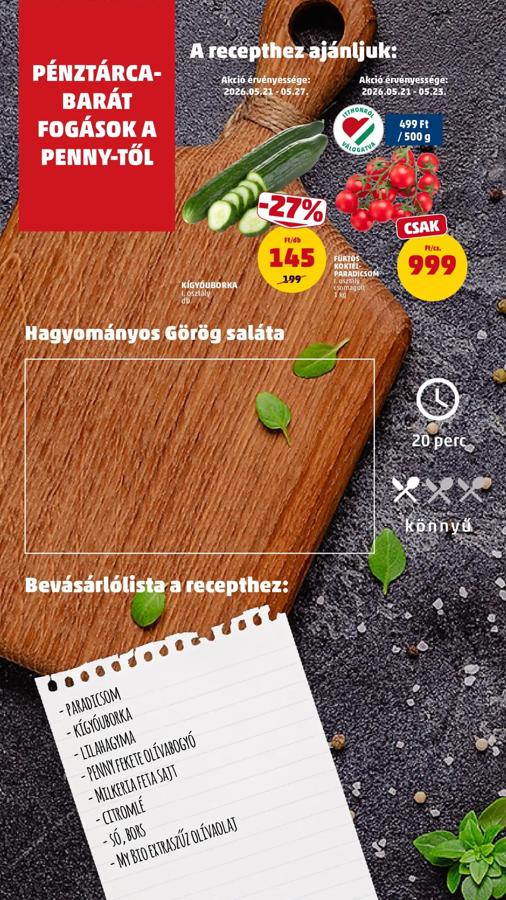 PENNY akciós újság - 2026.05.21. érvényes szórólap 12 oldal 43 oldalból
