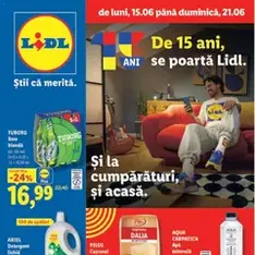 Lidl Catalog - previzualizare cataloage valabilă începând cu 15.06.2026